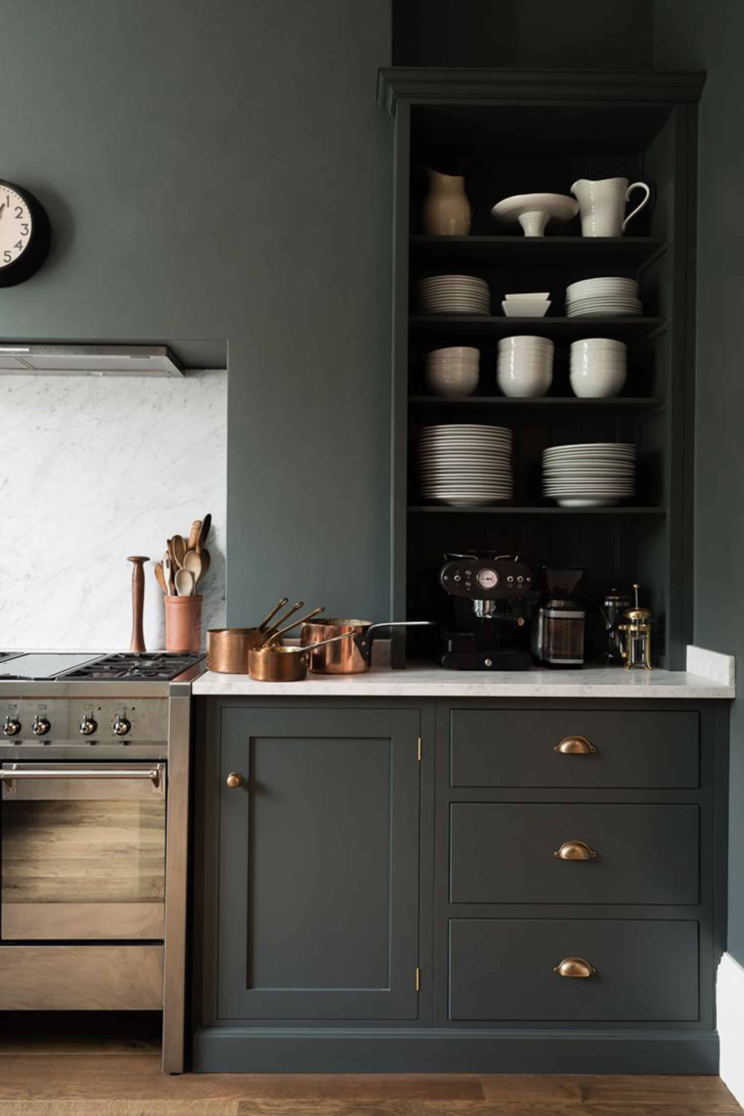 Emily Henderson Updated Kitchen Trends 2018 Cabinet On Counter 1