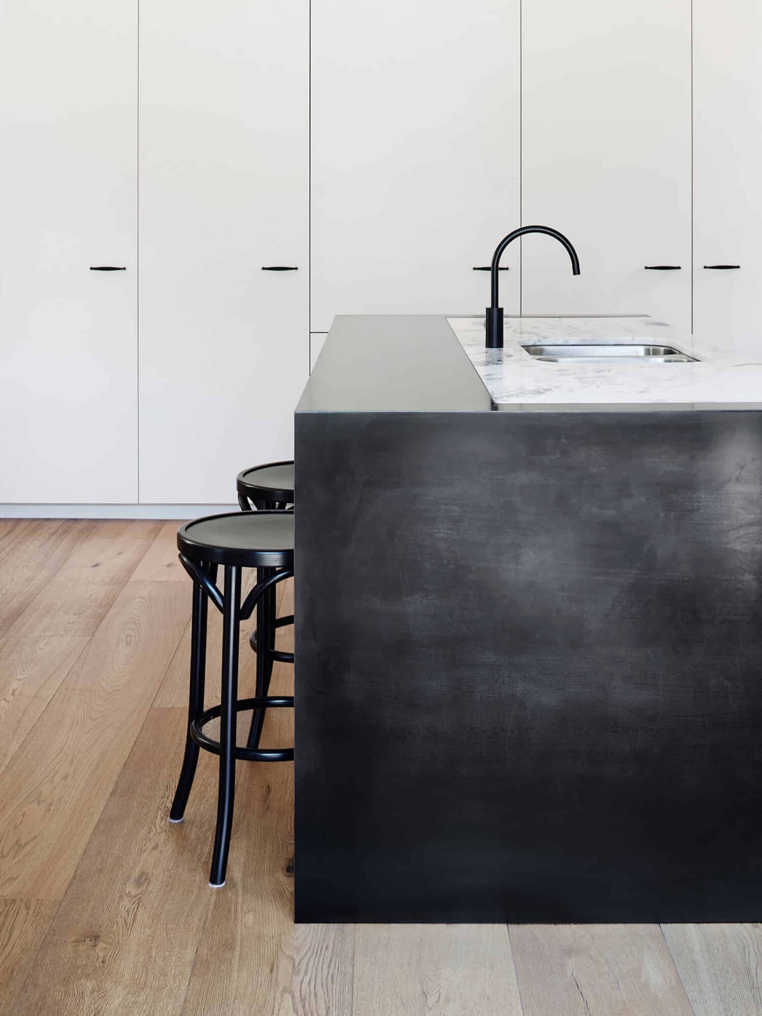 Emily Henderson Updated Kitchen Trends 2018 Two Material Countertop 4