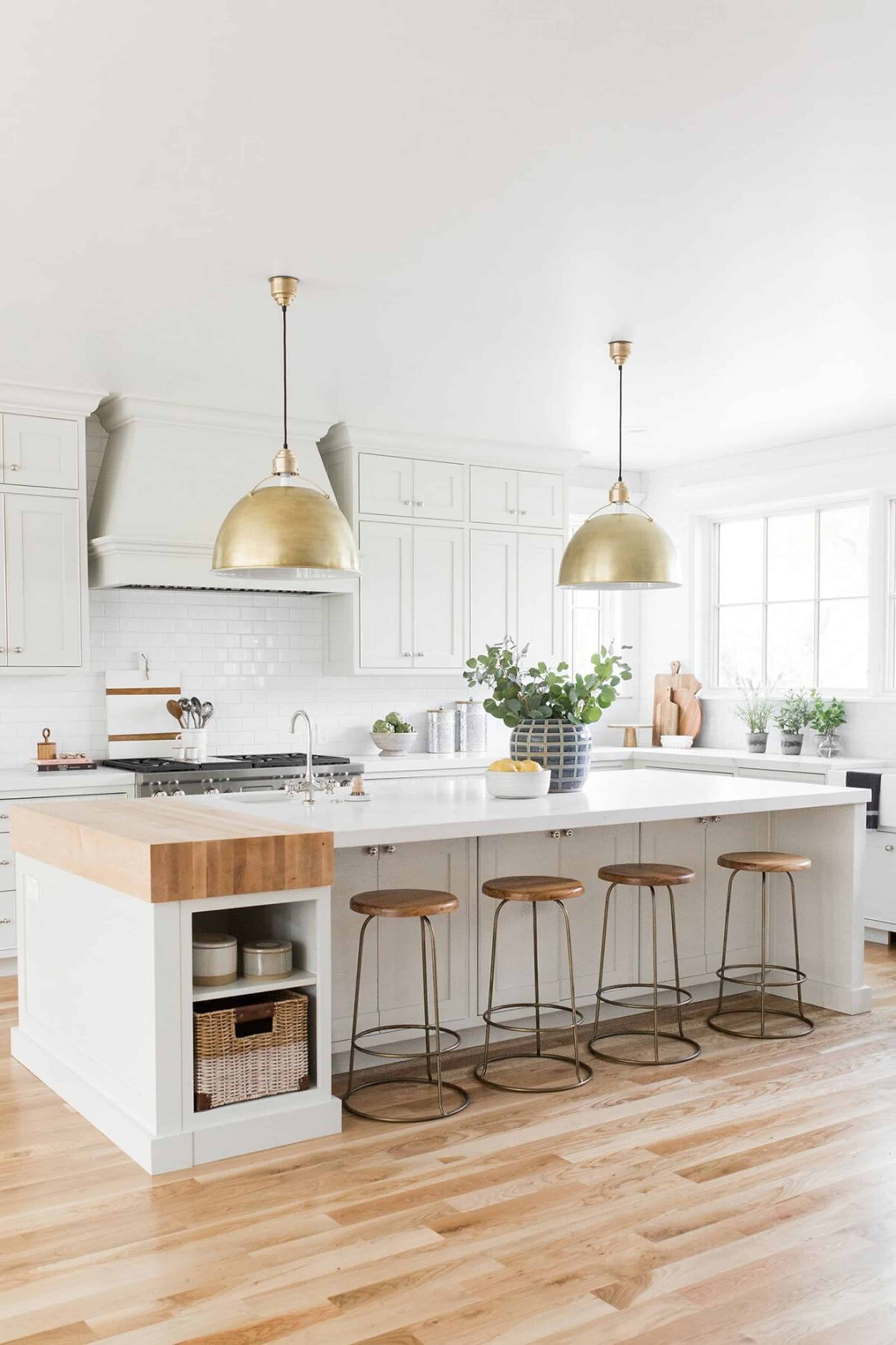 Emily Henderson Updated Kitchen Trends 2018 Two Material Countertop 6