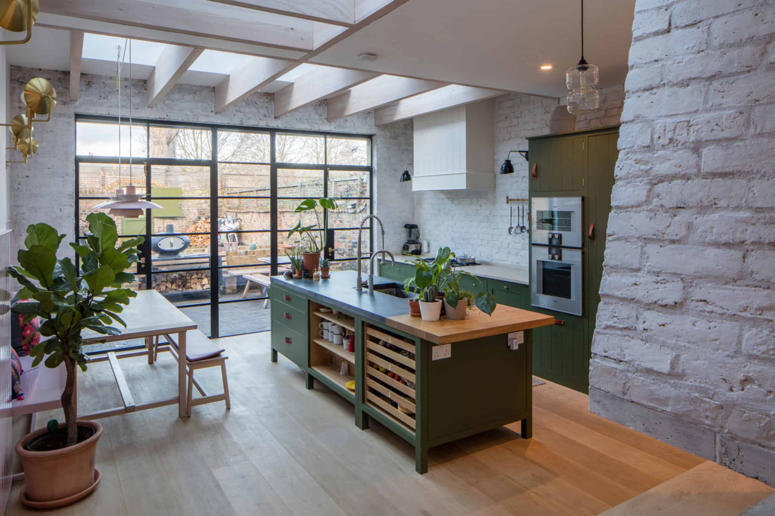 Emily Henderson Updated Kitchen Trends 2018 Two Material Countertop 7