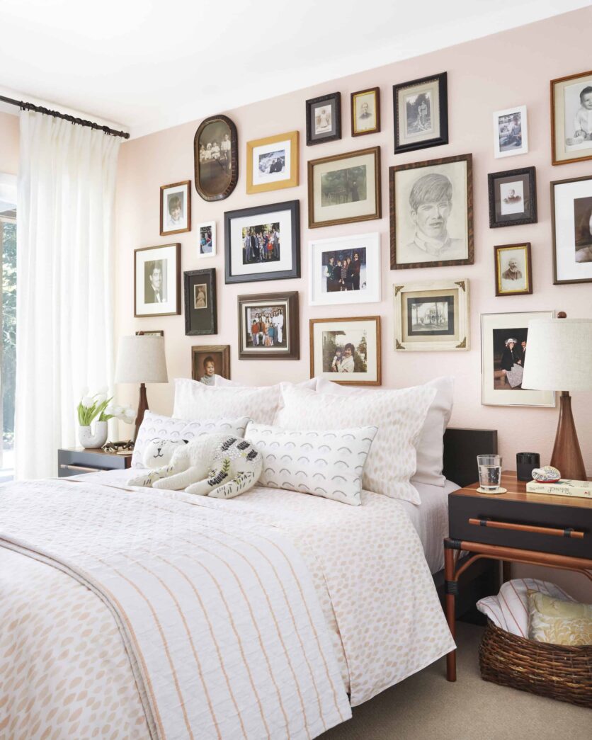 Orlando Soria Pink Guest Bedroom