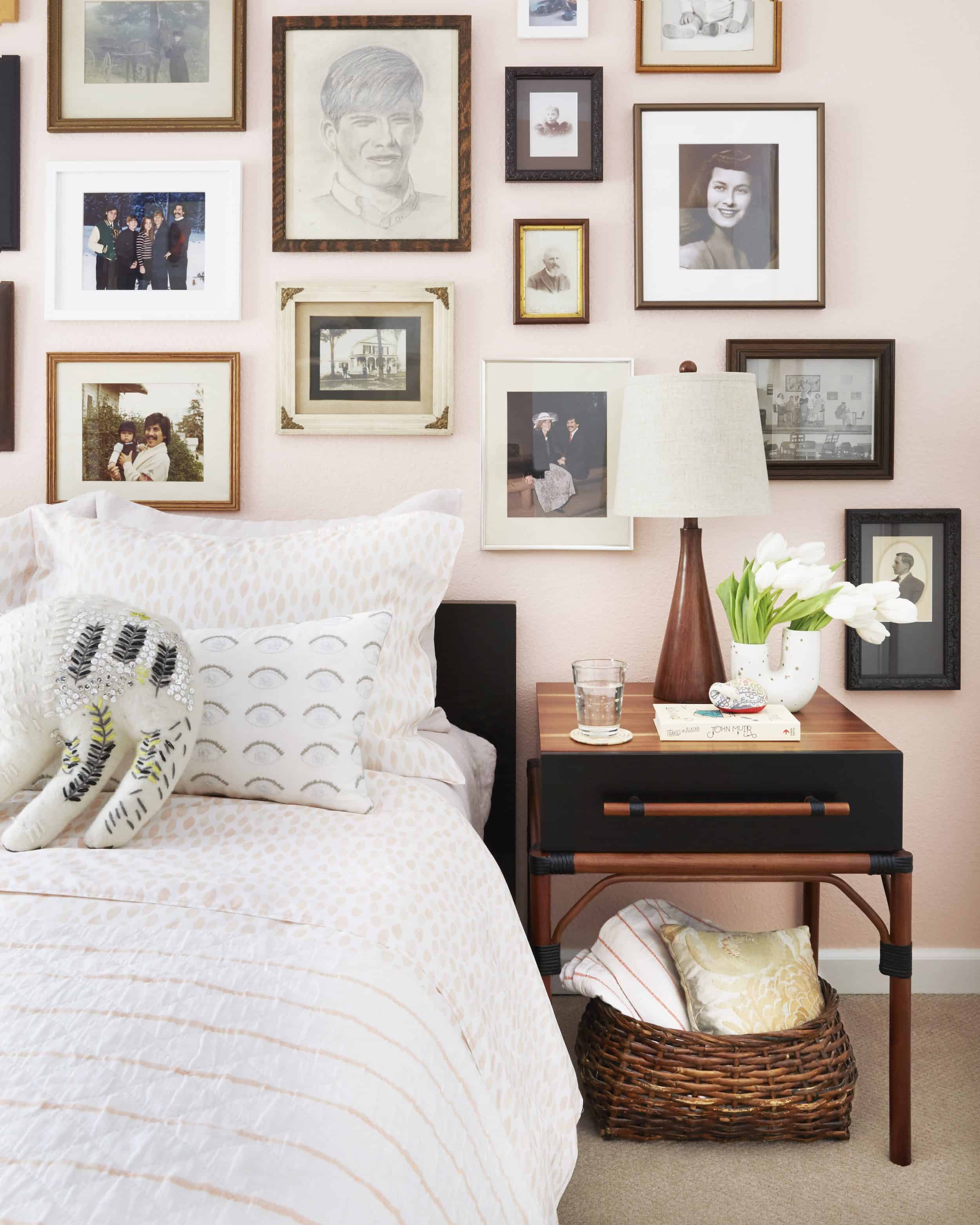 Orlando Soria Pink Guest Bedroom