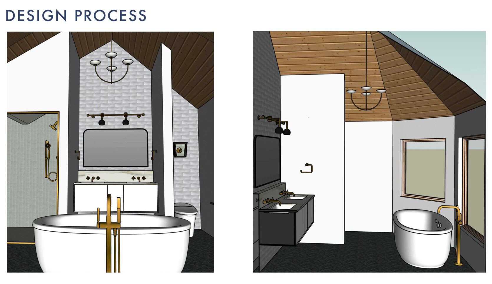 Emily Henderson Design Mountain Fixer Master Bathroom Lighting Process 4 1