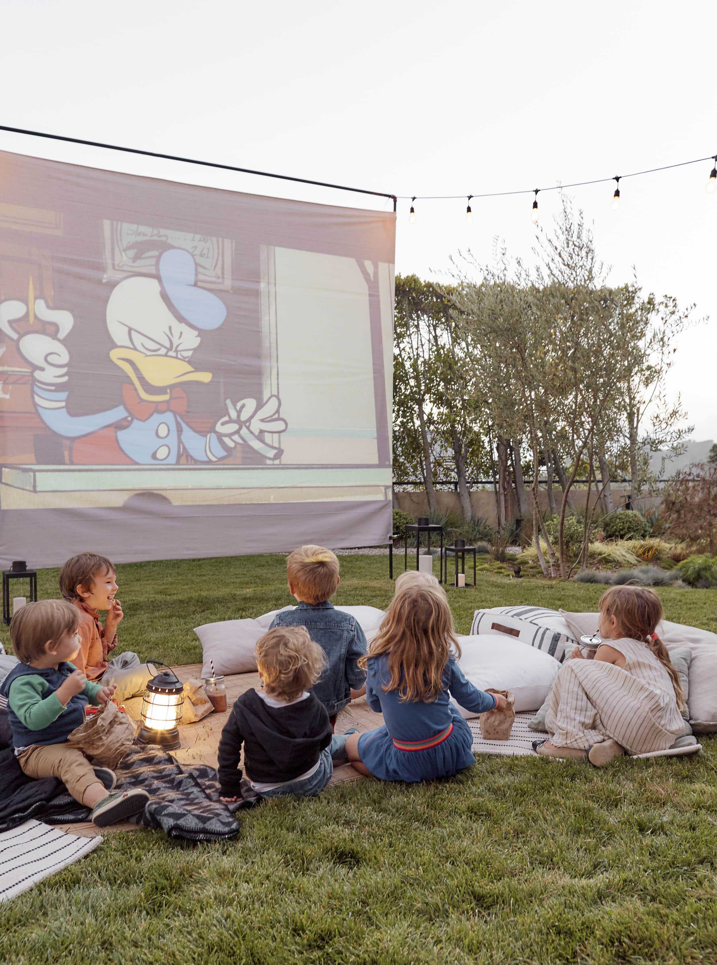 Emily Henderson Intel Outdoor Camping Movie Night