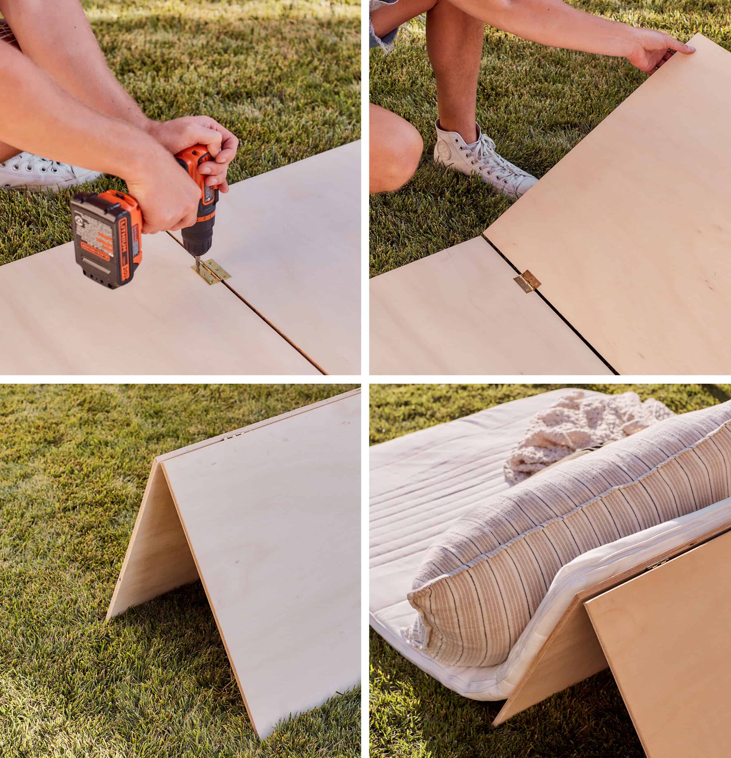 DIY Wood Lounge Chair