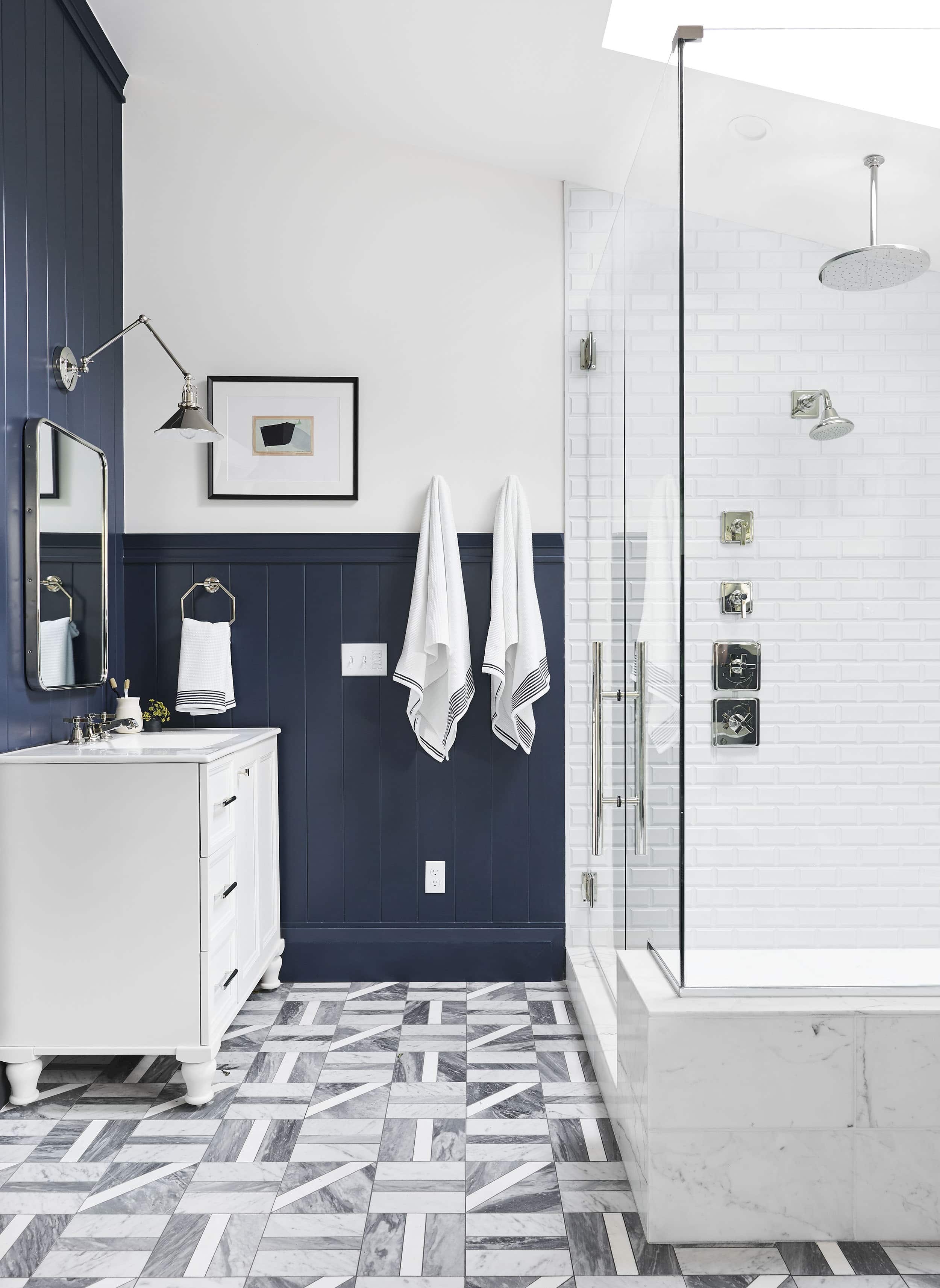 Emily Henderson Portland Traditional Master Bathroom8 With Outlets