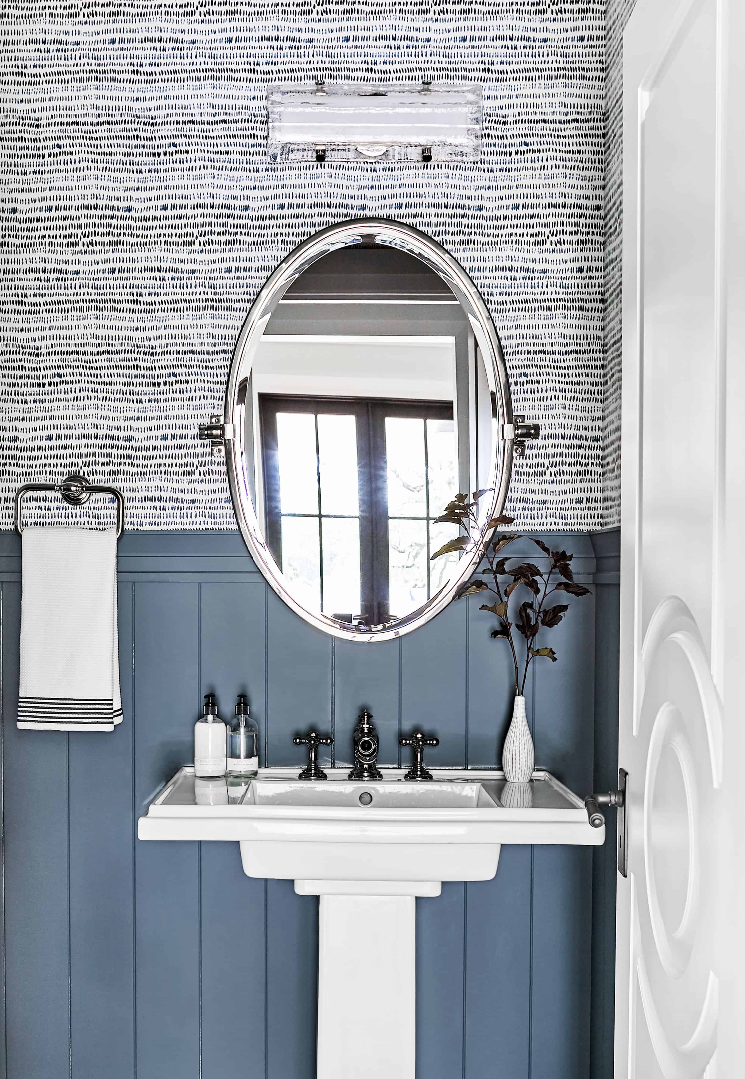 Emily Henderson Portland Traditional Powder Room1