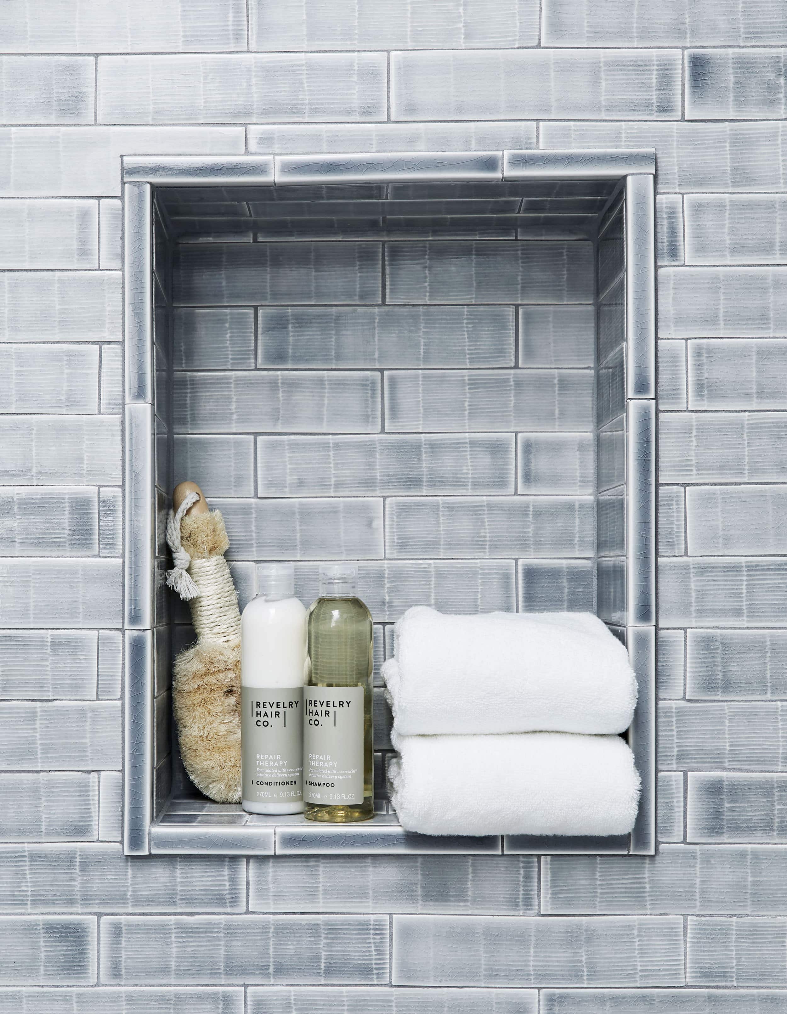 Emily Henderson modern white bathroom ideas