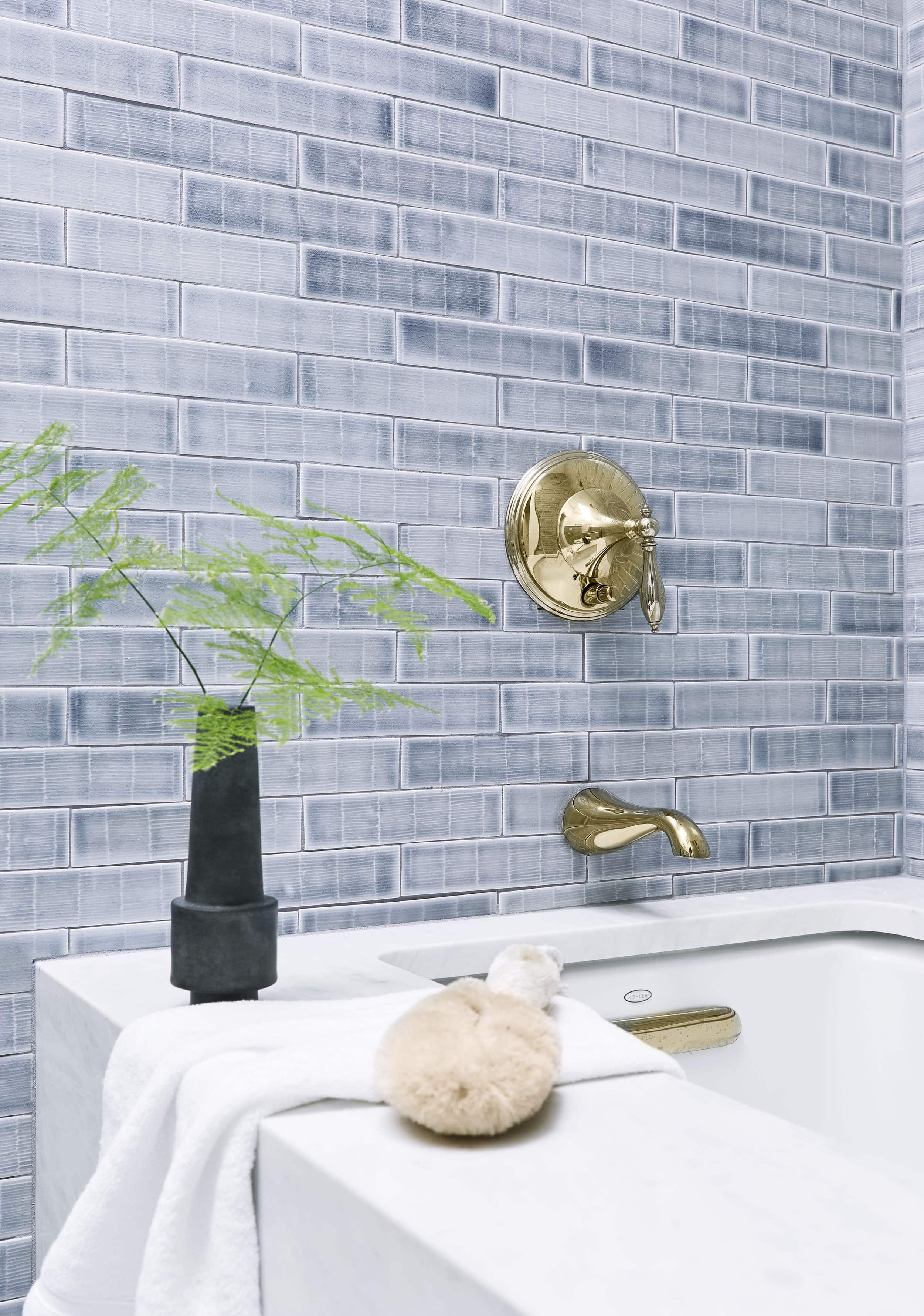 Emily Henderson modern white bathroom ideas