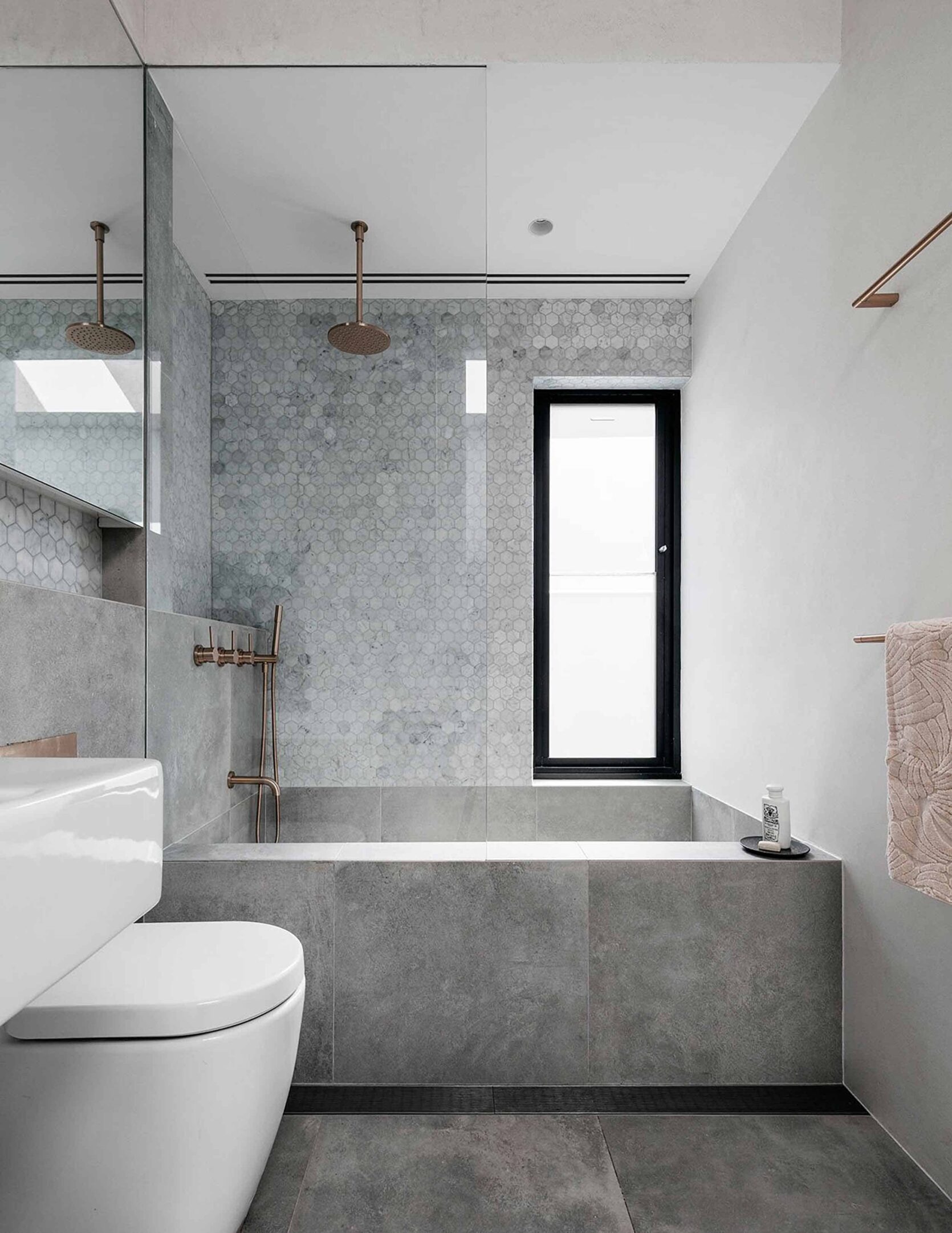 Emily Henderson Bathrooms Shower Niche 17