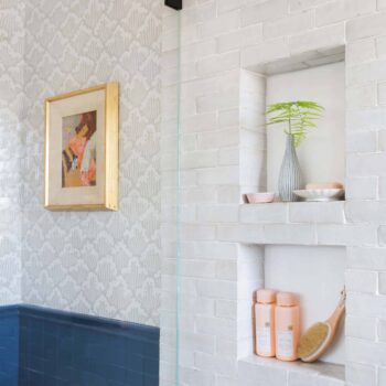 Emily Henderson Modern English Cottage Tudor Master Bathroom Reveal31