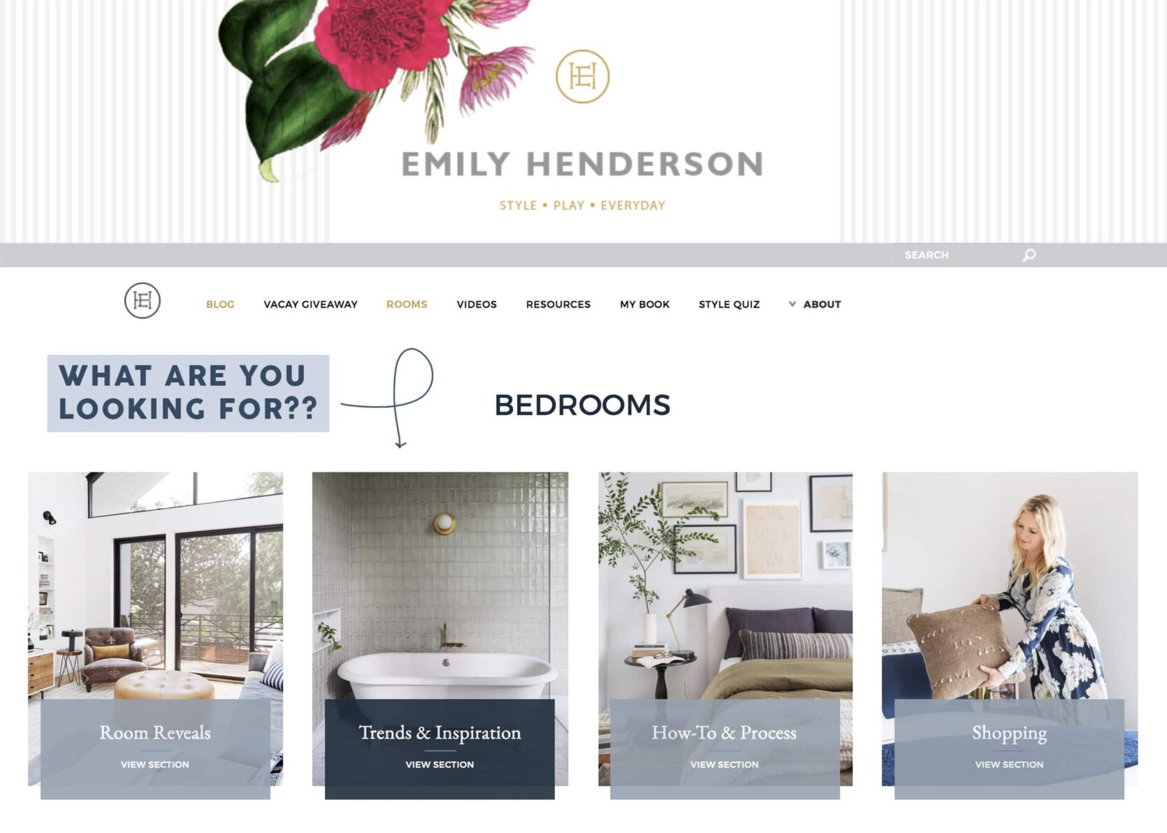Emily Henderson New Site Launch Rooms Catgories 1 Copy