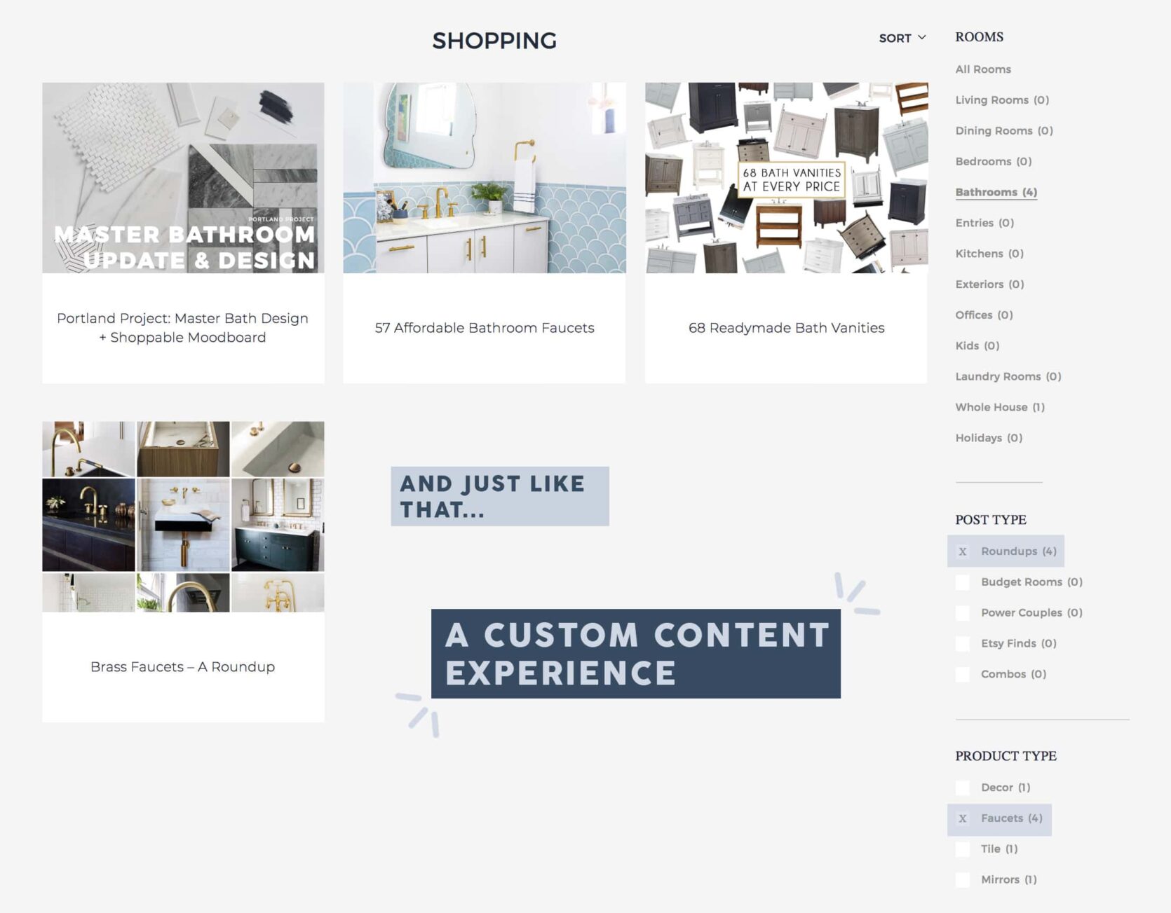 Emily Henderson New Site Launch Rooms Catgories Shopping Filters Copy