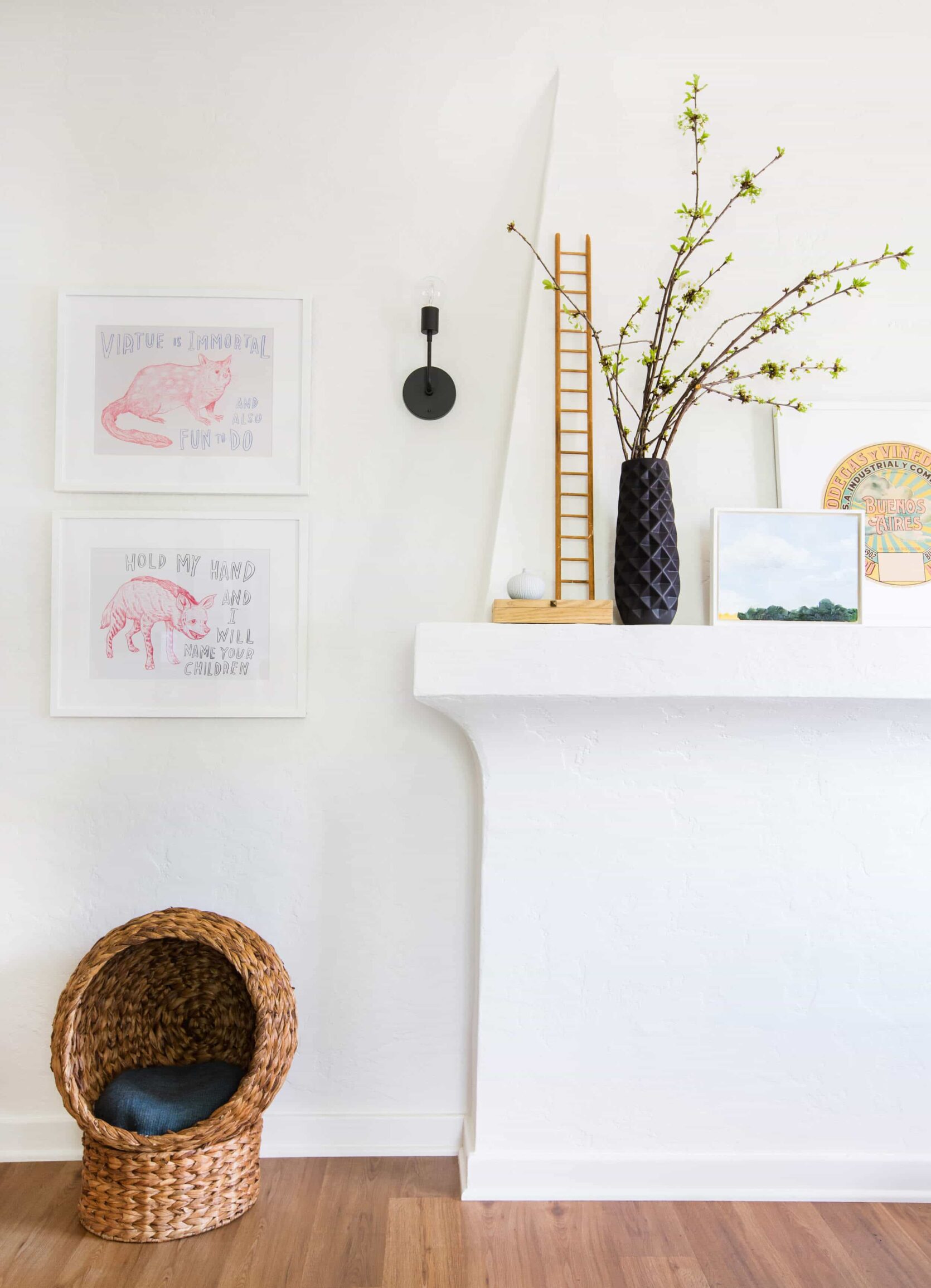 Emily Henderson Mantel Styling Ideas