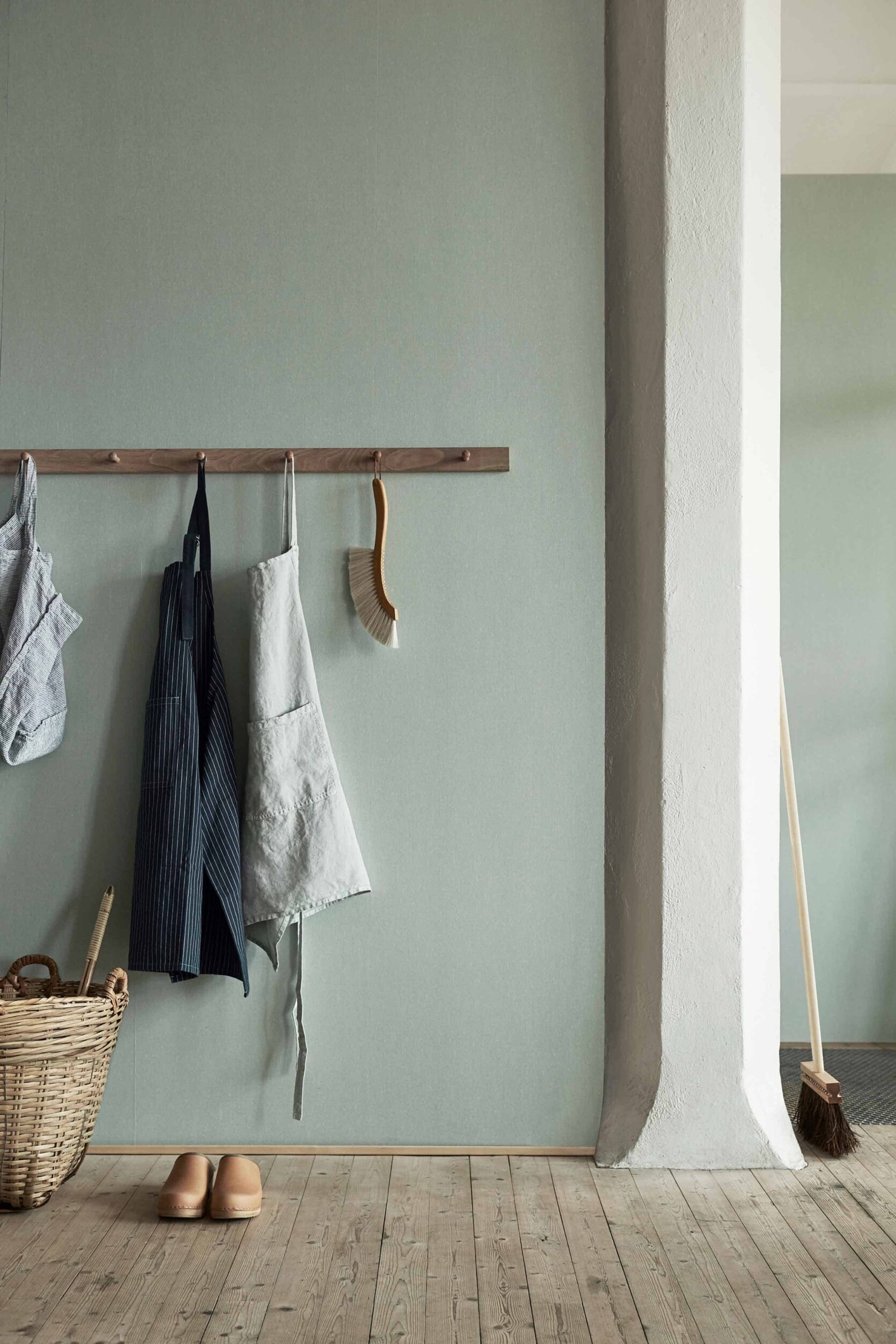 Sage Green Wall