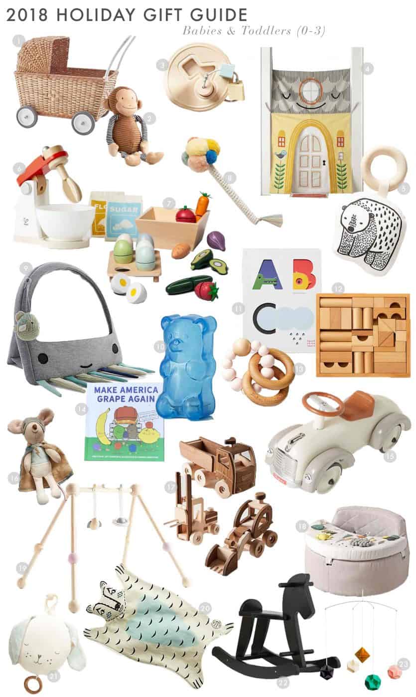 Emily Henderson Gift Guide 2018 Holiday Christmas Babies Toddlers Teens Babies
