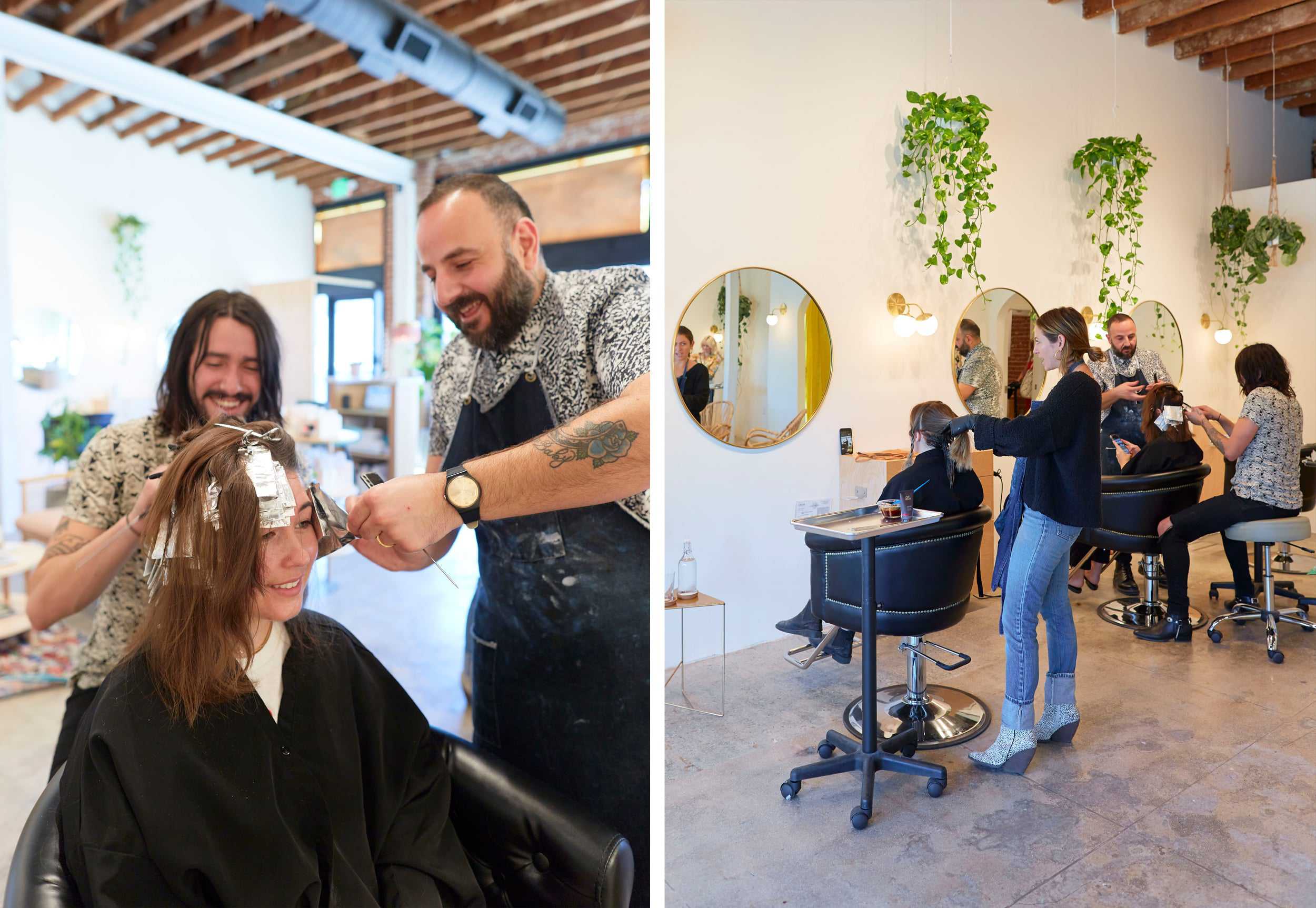 Emily Henderson The Harbor Salon Ehd Team Hair Transformations Salon Process 01