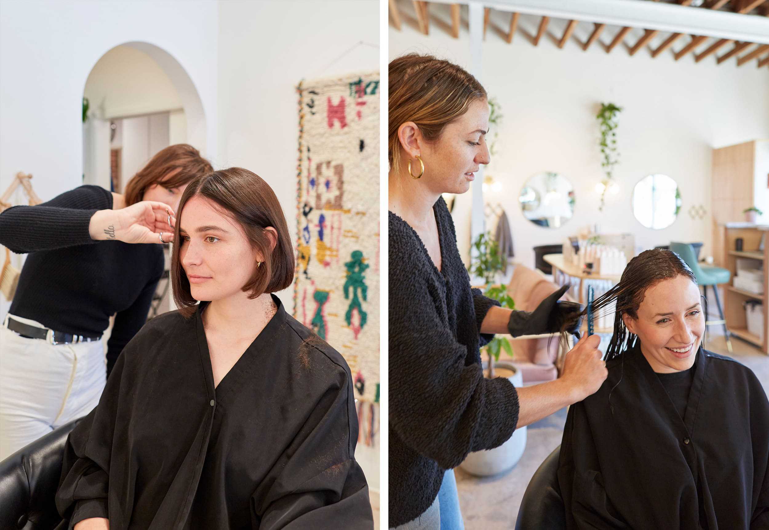 Emily Henderson The Harbor Salon Ehd Team Hair Transformations Salon Process 02