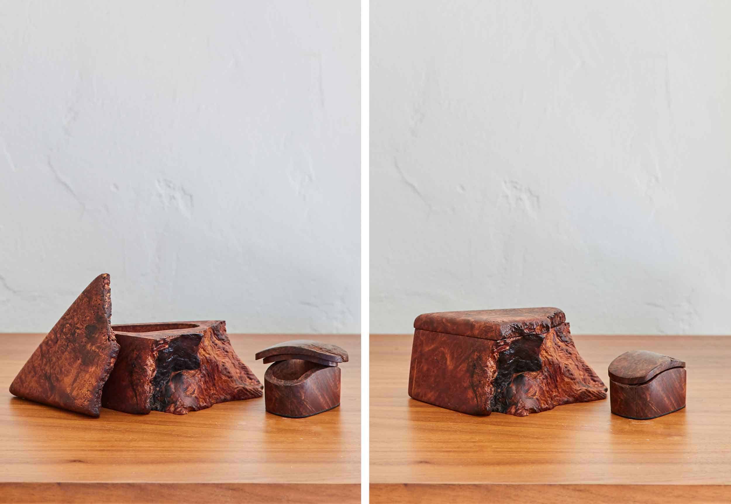 Side By Side Wood Box