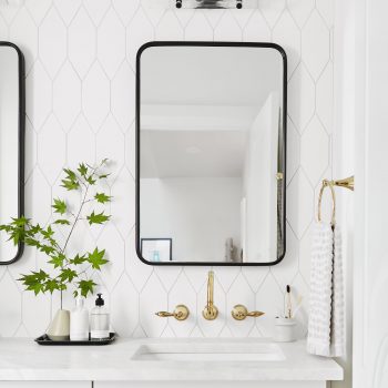 Emily Henderson Portland Traditional Upstairs Hallway Bathroom1