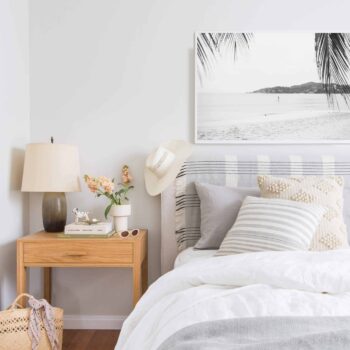 Emily Henderson The Citizenry 1 Bed 4 Ways Textiles Global Eclectic Boho Western Modern Bedroom Bed Minimal 28