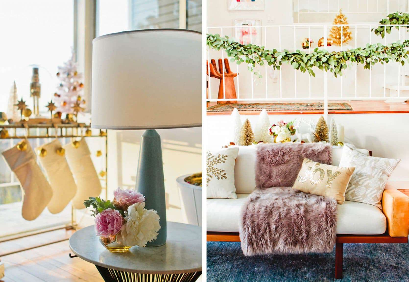 Emily Henderson Updated Holiday Through The Years 2014 Side By Side
