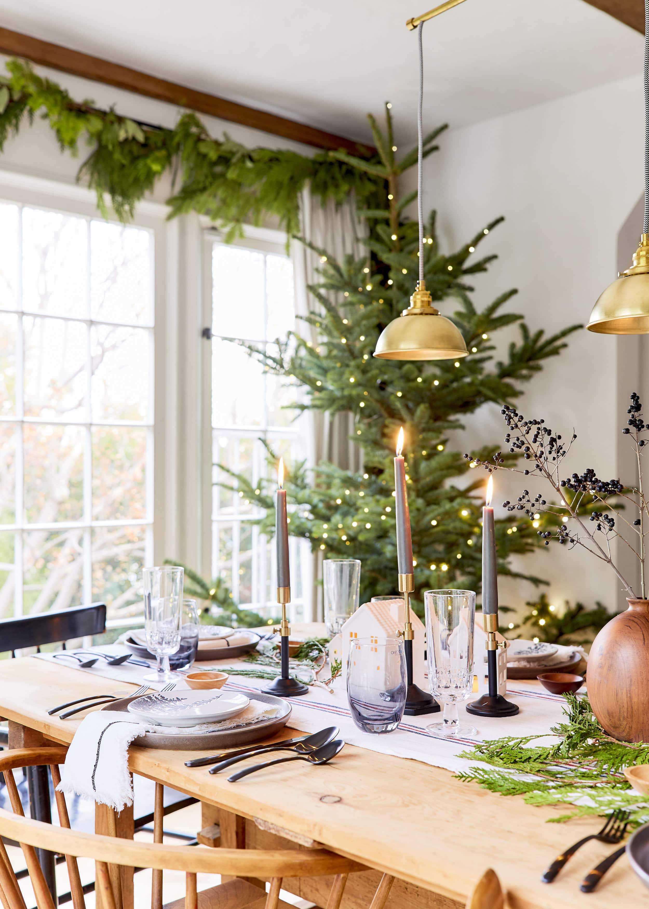 Emily Henderson House Beautiful Holiday Tablescape 10