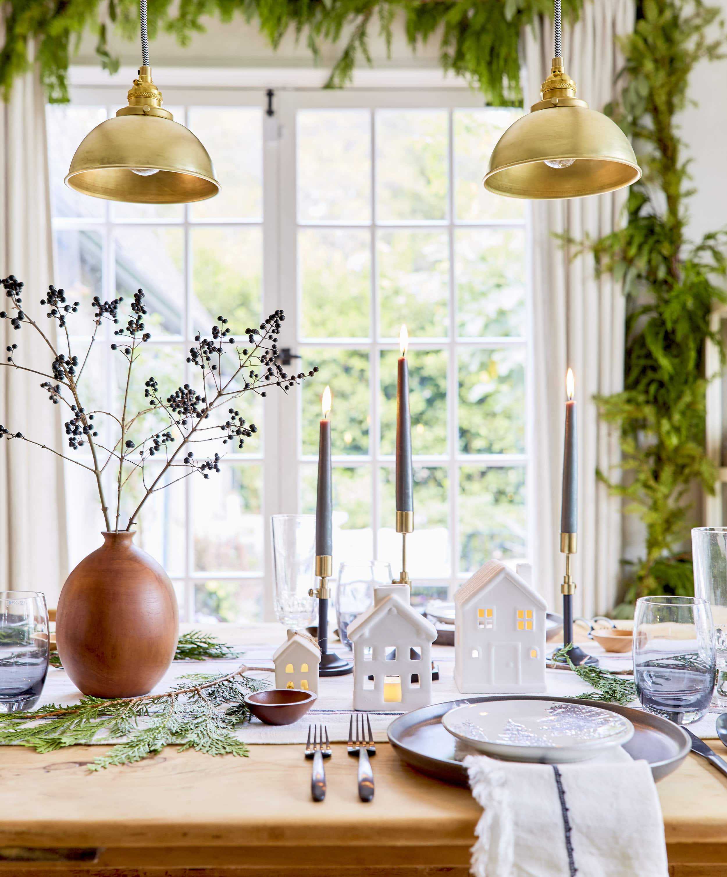 Emily Henderson House Beautiful Holiday Tablescape 7