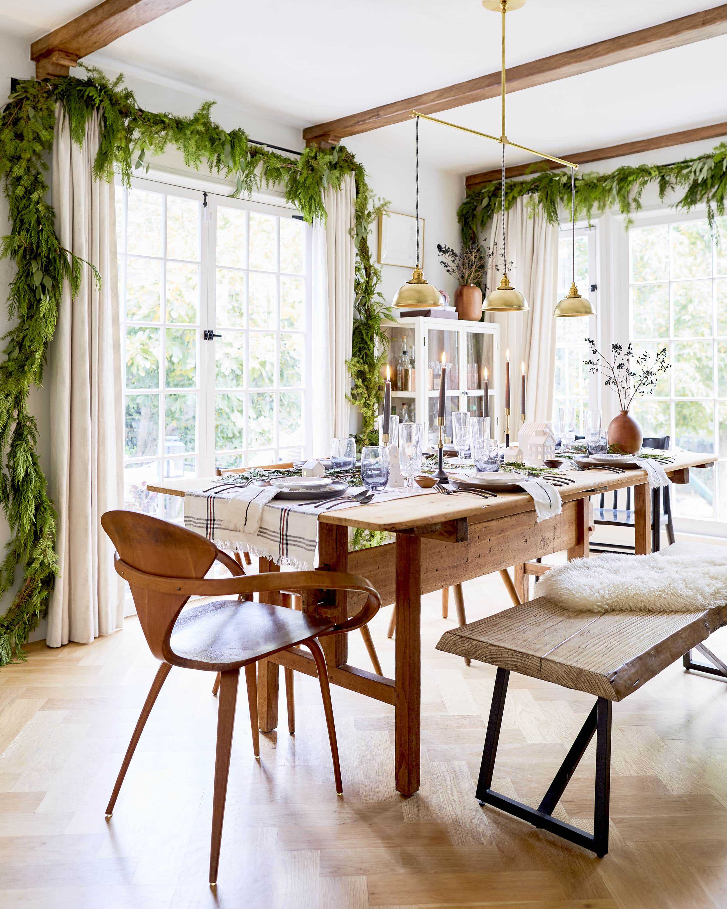 Emily Henderson House Beautiful Holiday Tablescape 8