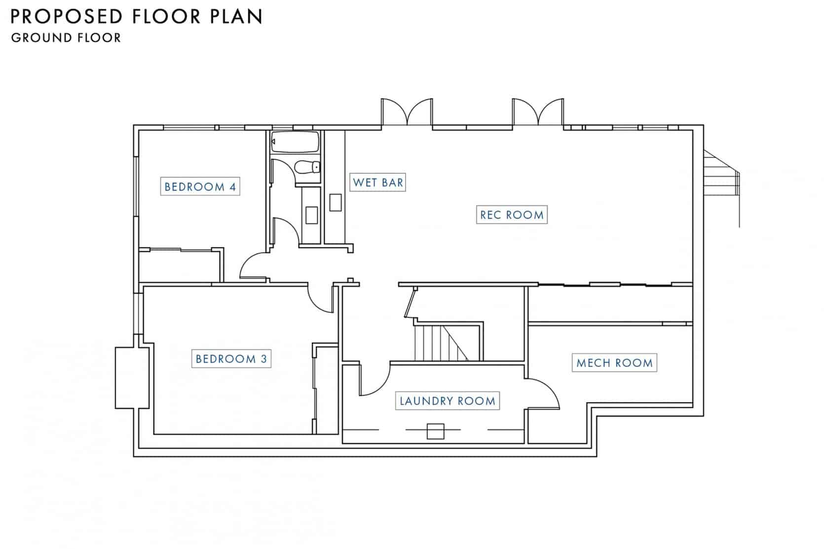 Proposed Floor Plan Ground Floor