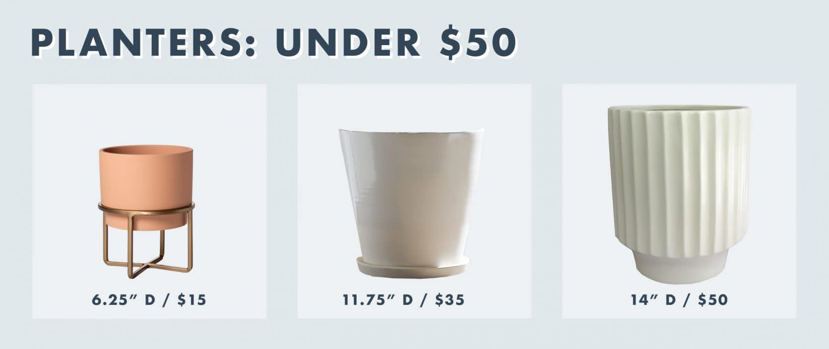 Emily Henderson Indoor Plants Planters Low