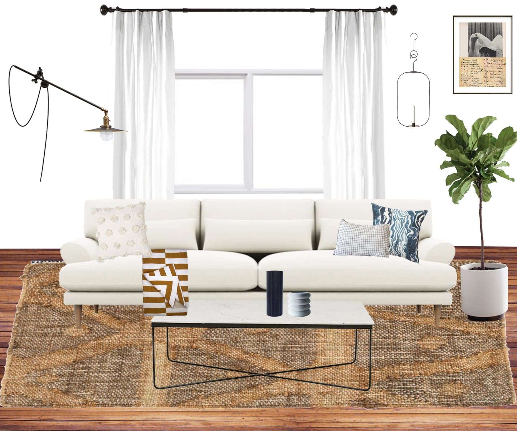 Emily Henderson Jess Moto Living Room Mood Board 2