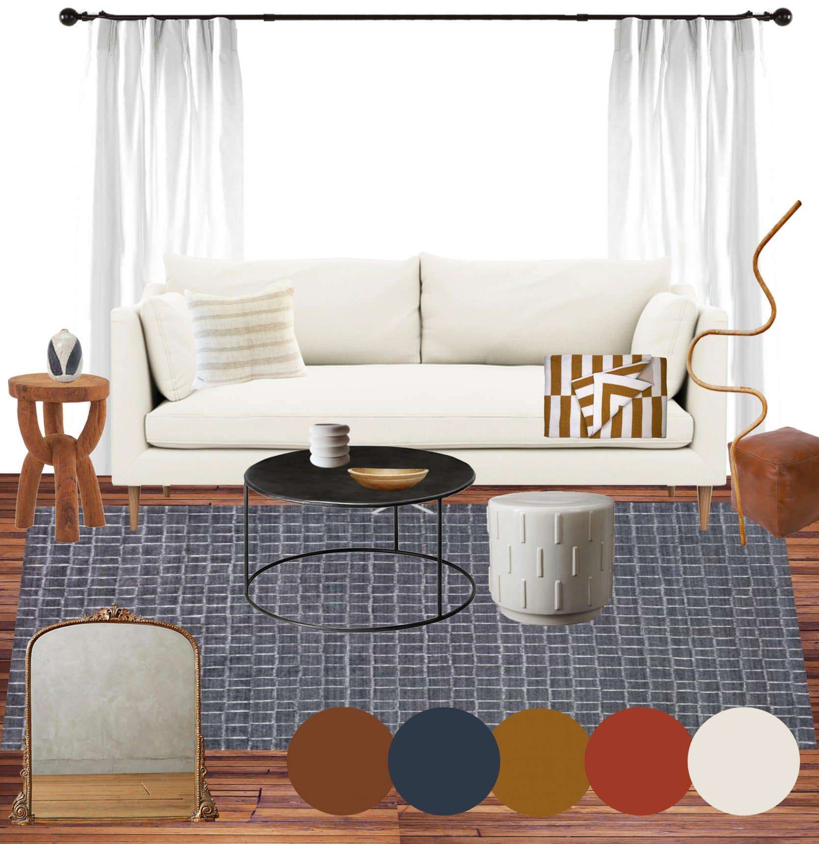 Emily Henderson Jess Moto Living Room Mood Board 3