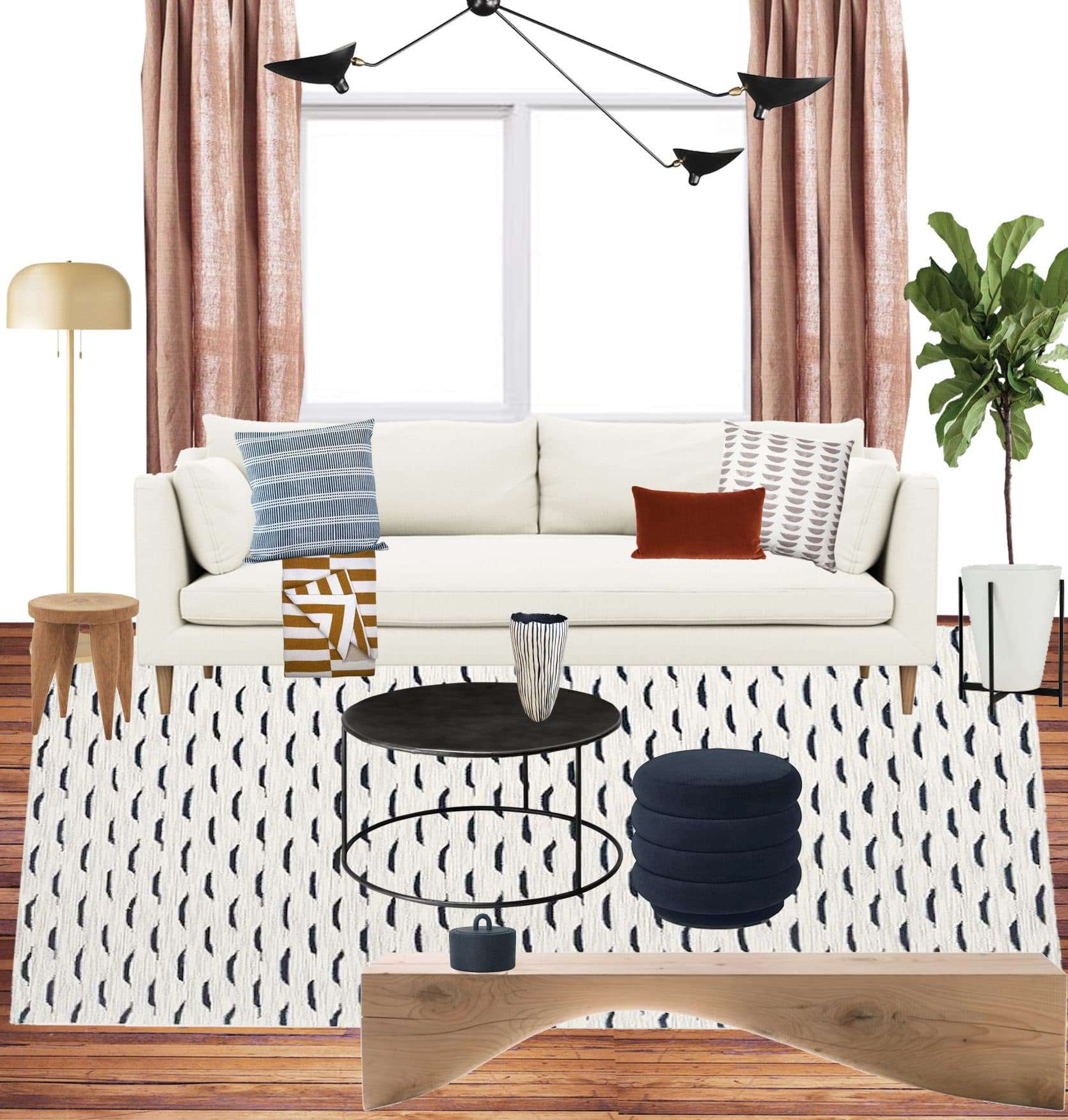 Emily Henderson Jess Moto Living Room Mood Board 6