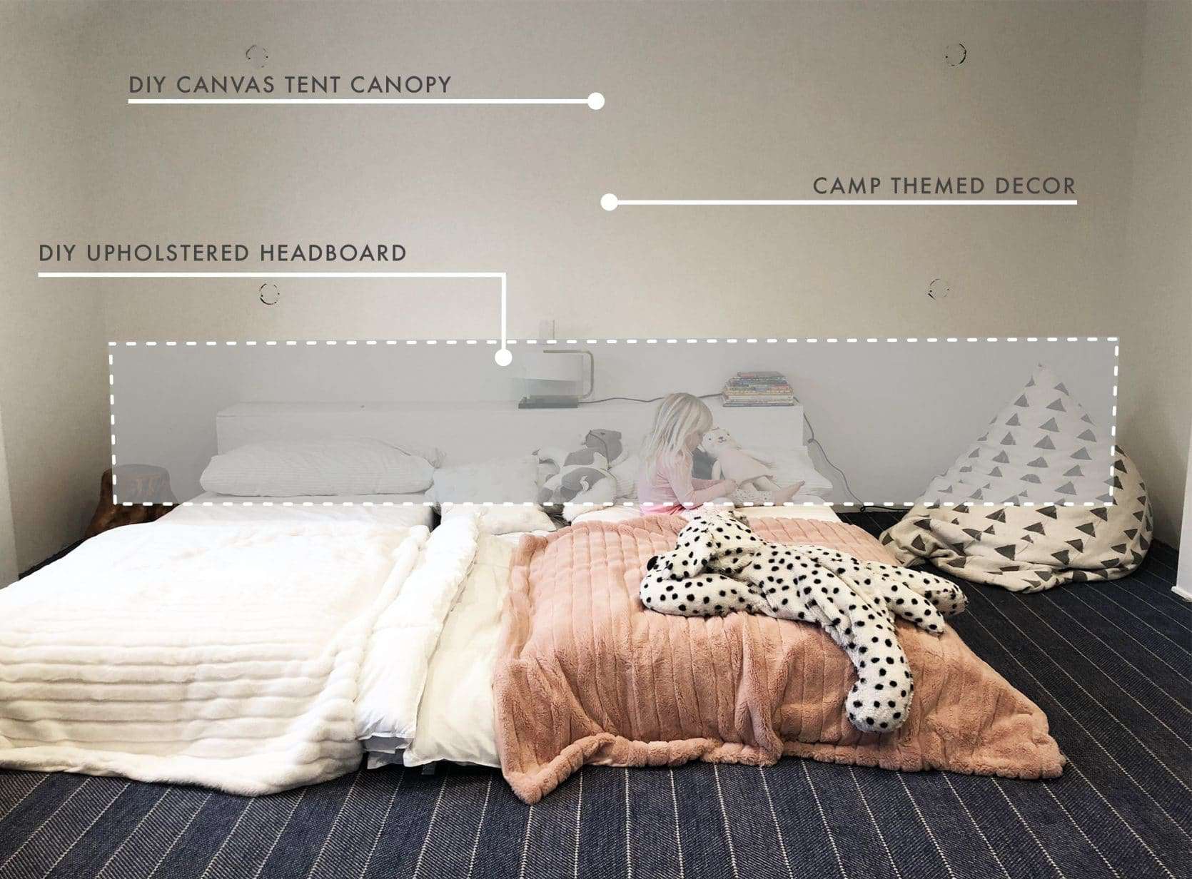 Emily Henderson Mountain House Kids Room Bed