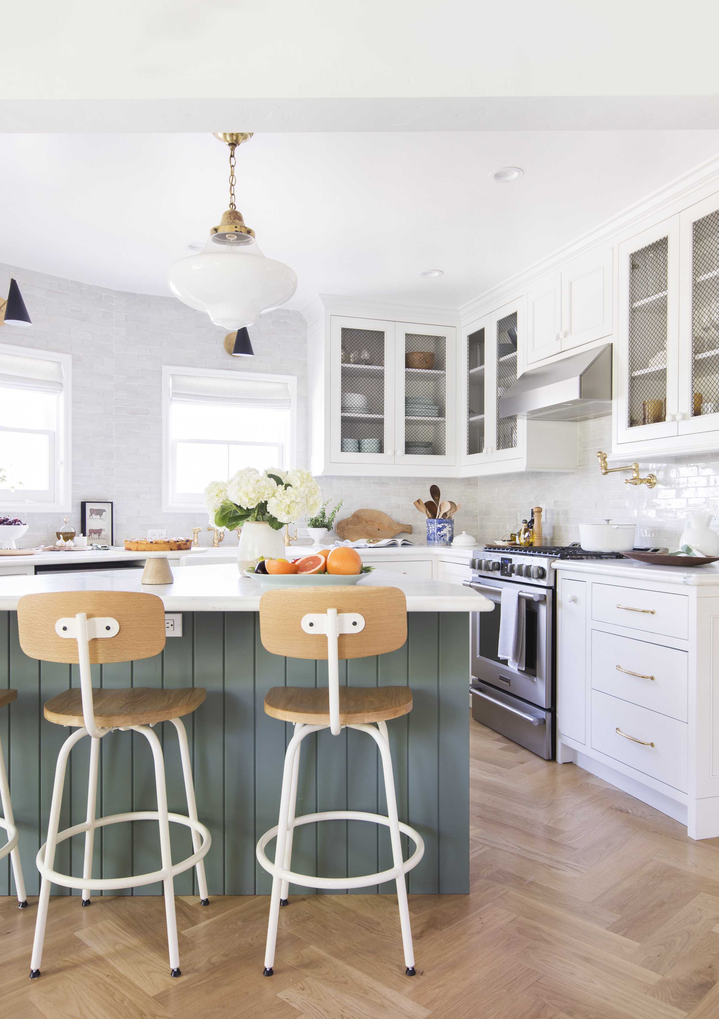 Emily Henderson Modern English Cottage Tudor Dining Room Kitchen Reveal1 2
