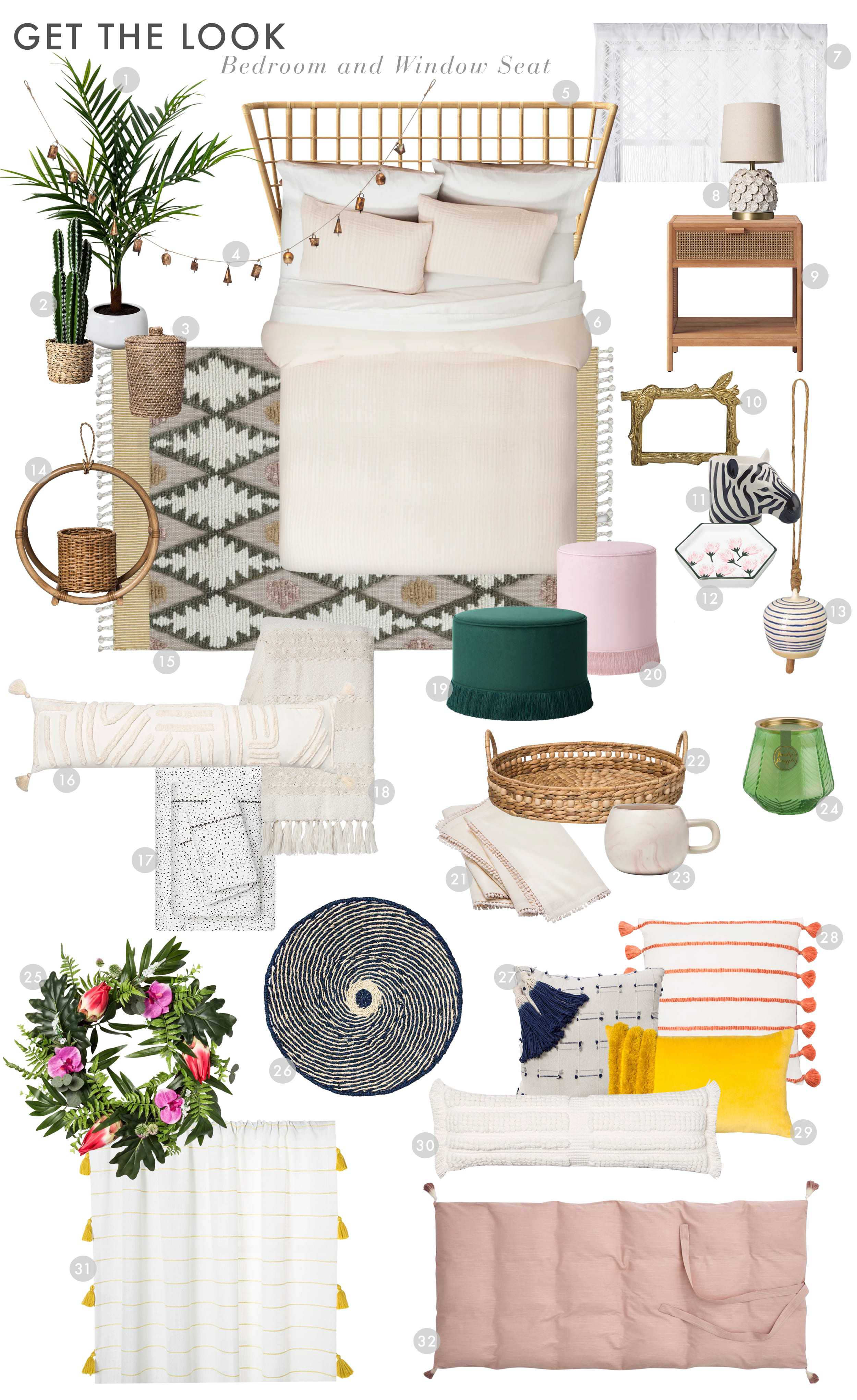 Emily Henderson Opalhouse Spring 2019 Bed And Window Get The Look 1
