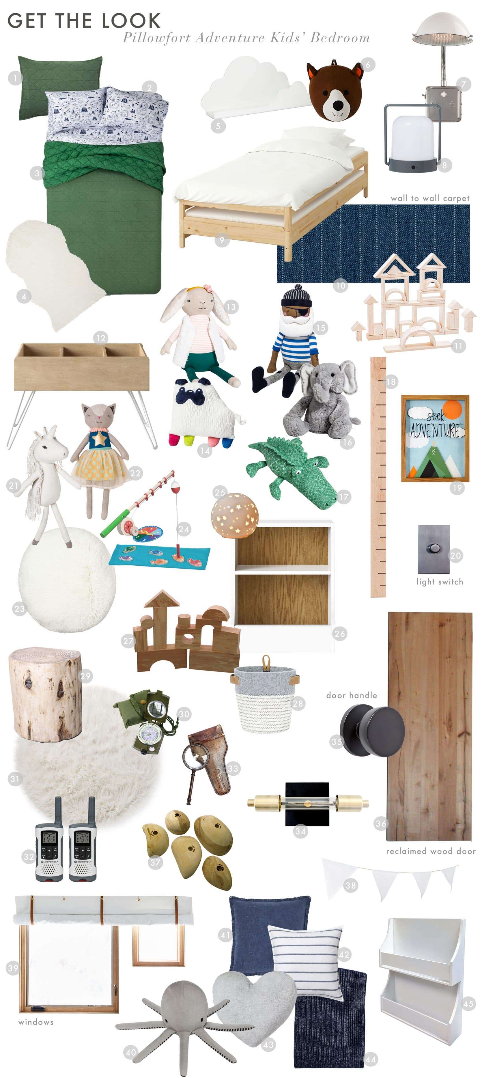Emily Henderson Pillowfort Mountain House Kids Room Get The Look