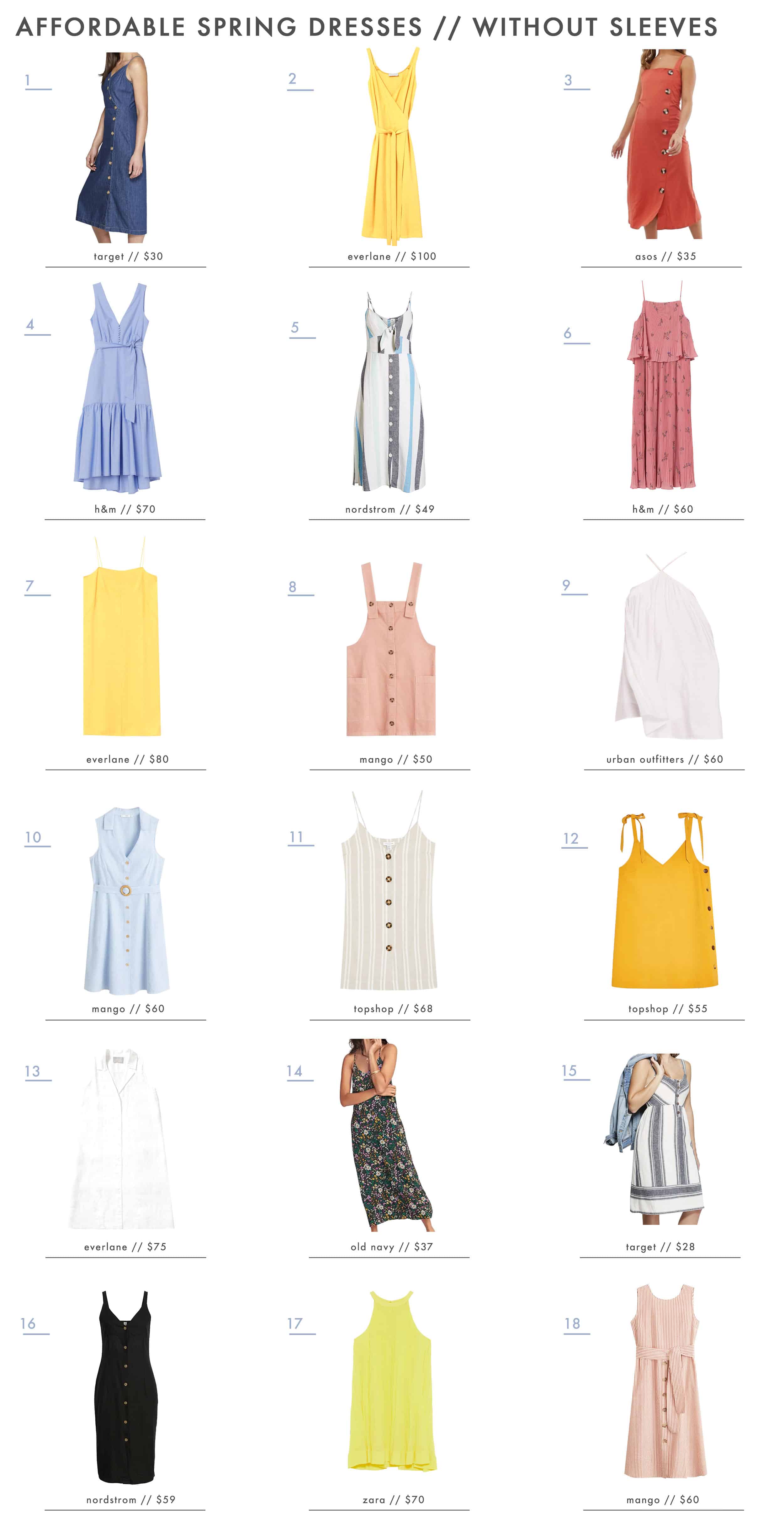 Emily Henderson Fashion Affordable Spring Dresses Sleeveless1