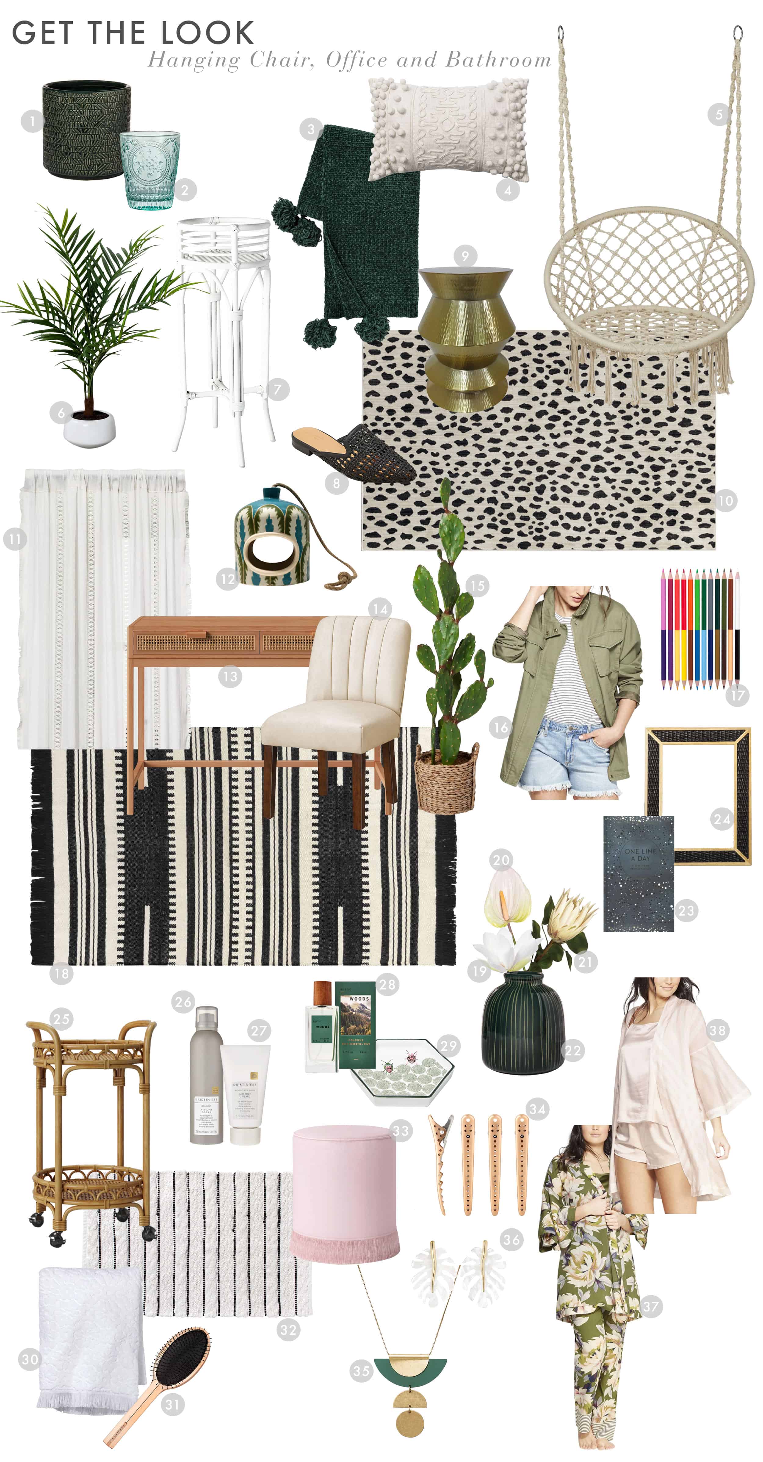 Updated Emily Henderson Opalhouse Spring 2019 Chair Desk Bathroom Get The Look 1