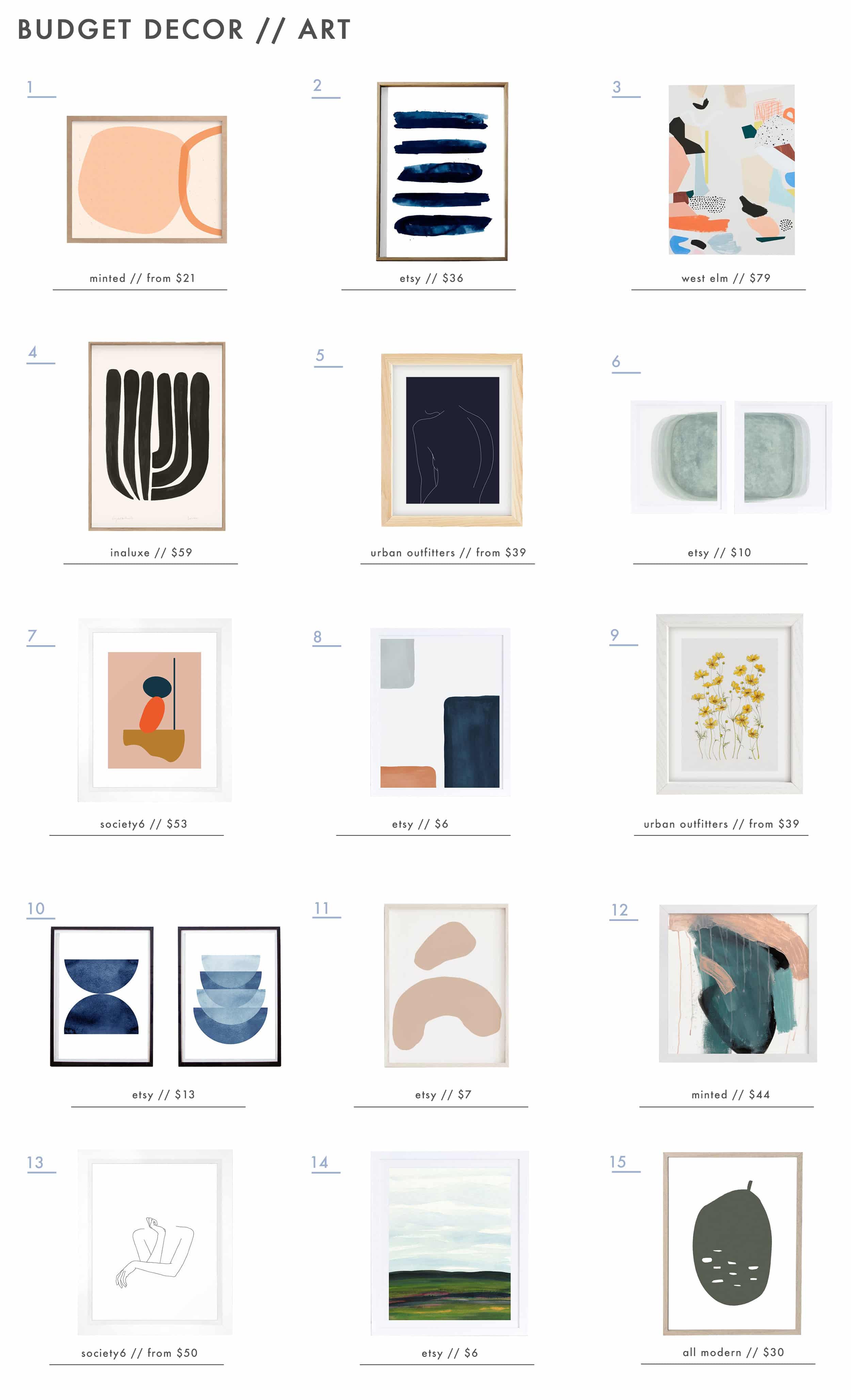 Emily Henderson Budget living room decor4