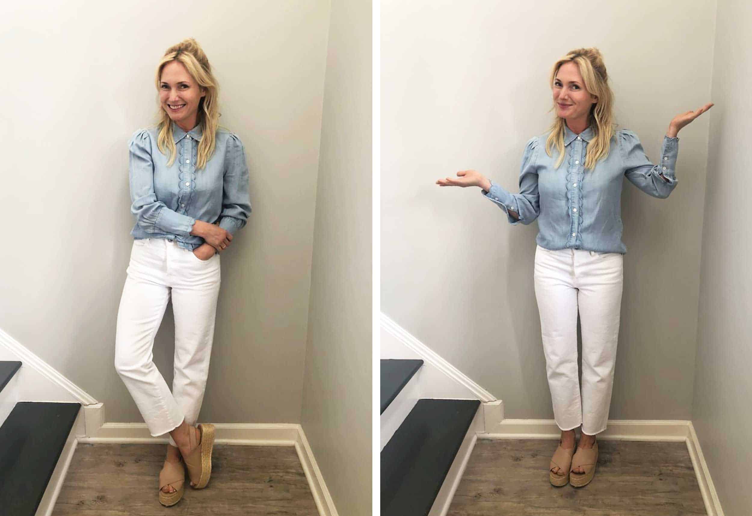 Emily Henderson Wednesday Outfit