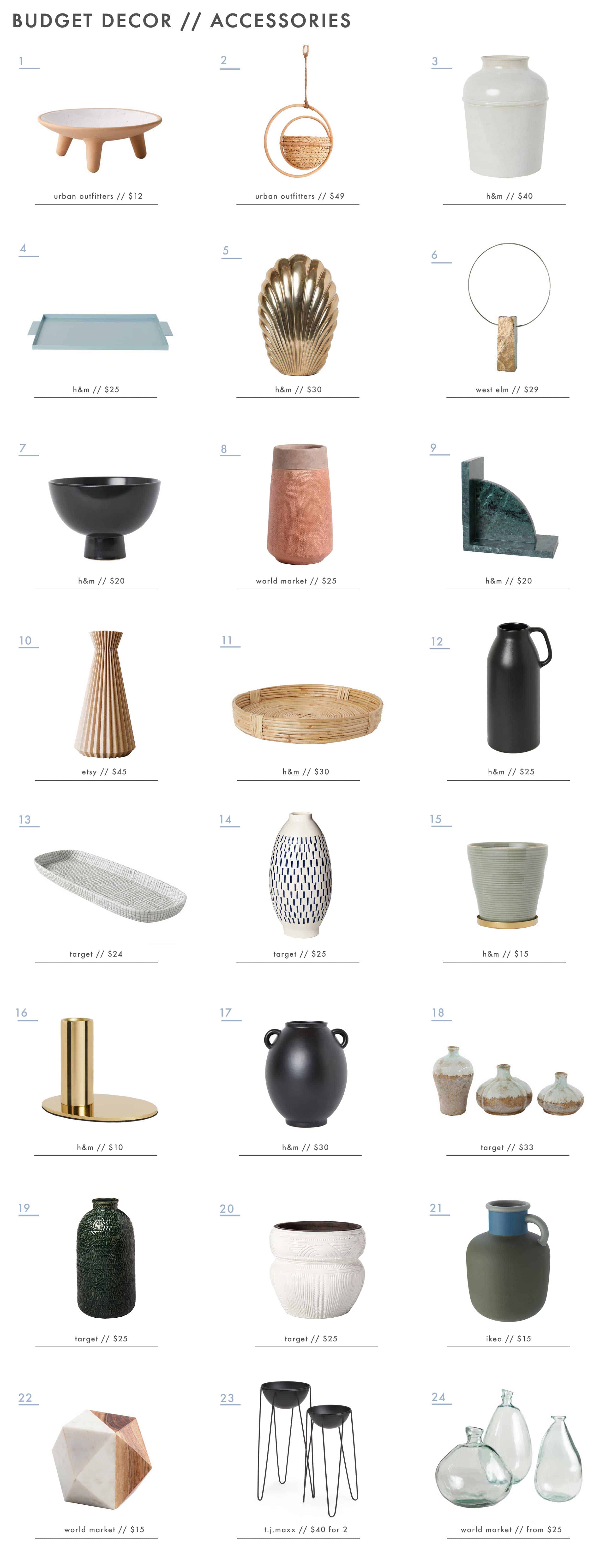 Emily Henderson Budget living room decor1