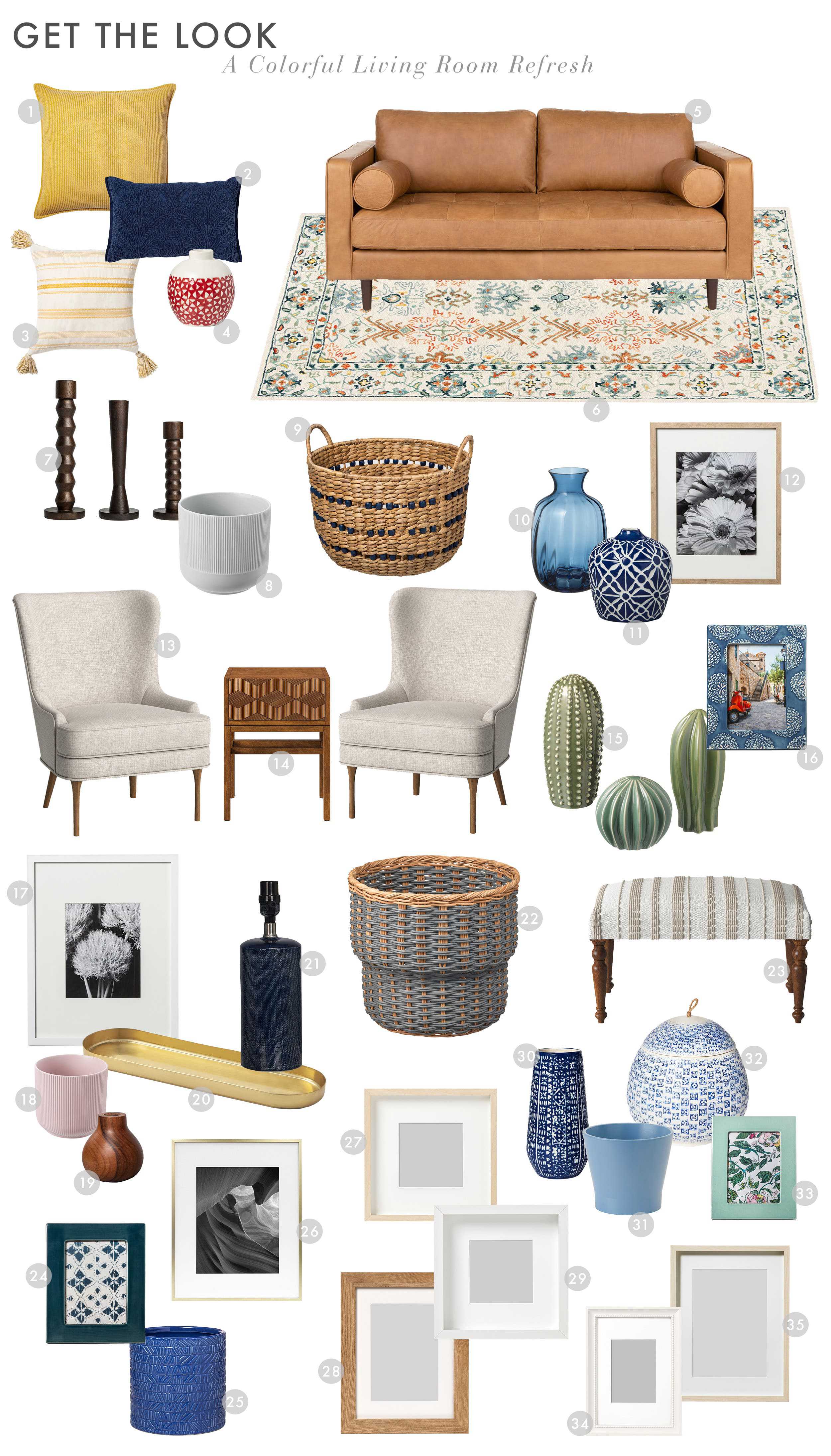 Emily Henderson living room colorful20