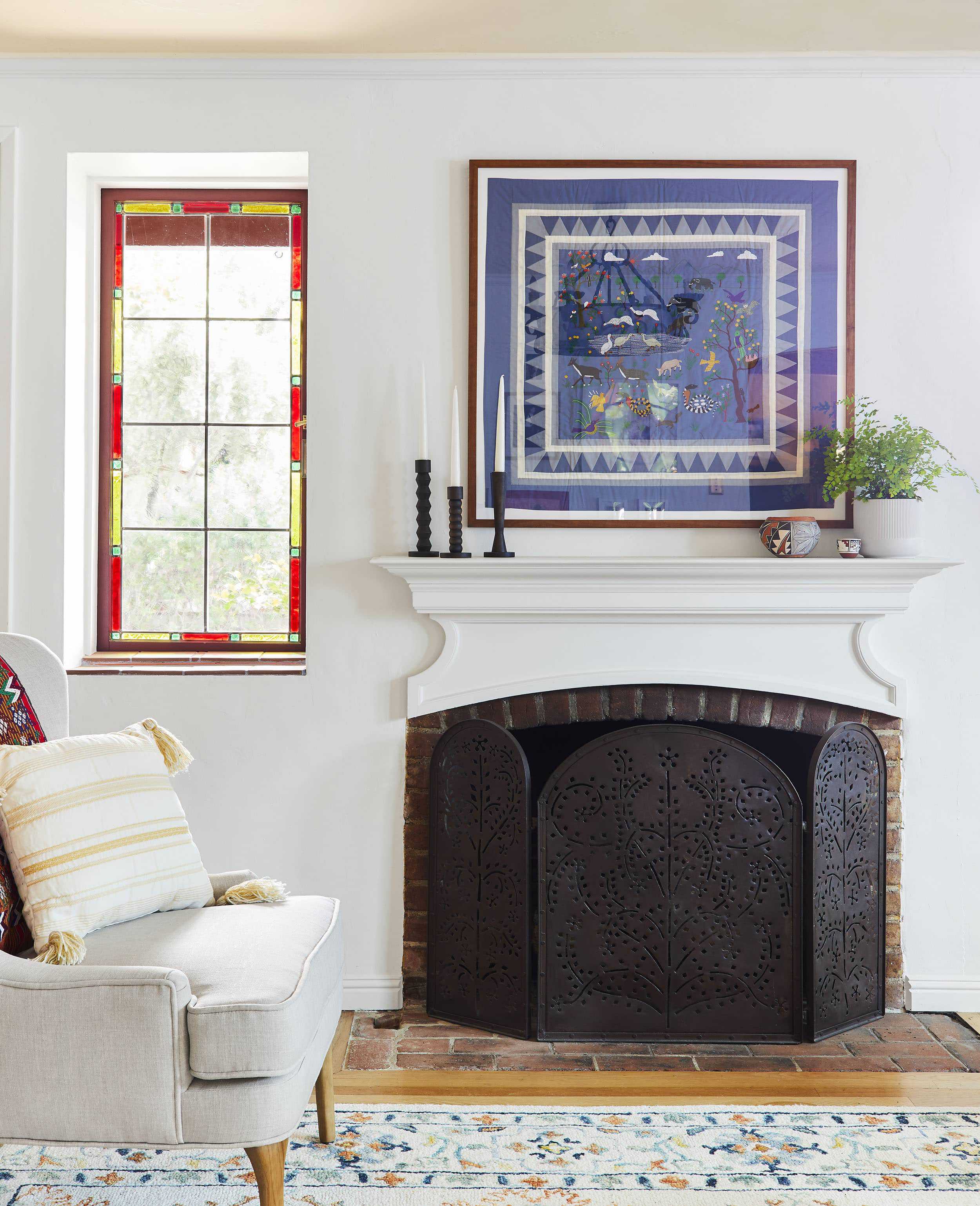 Emily Henderson living room colorful9