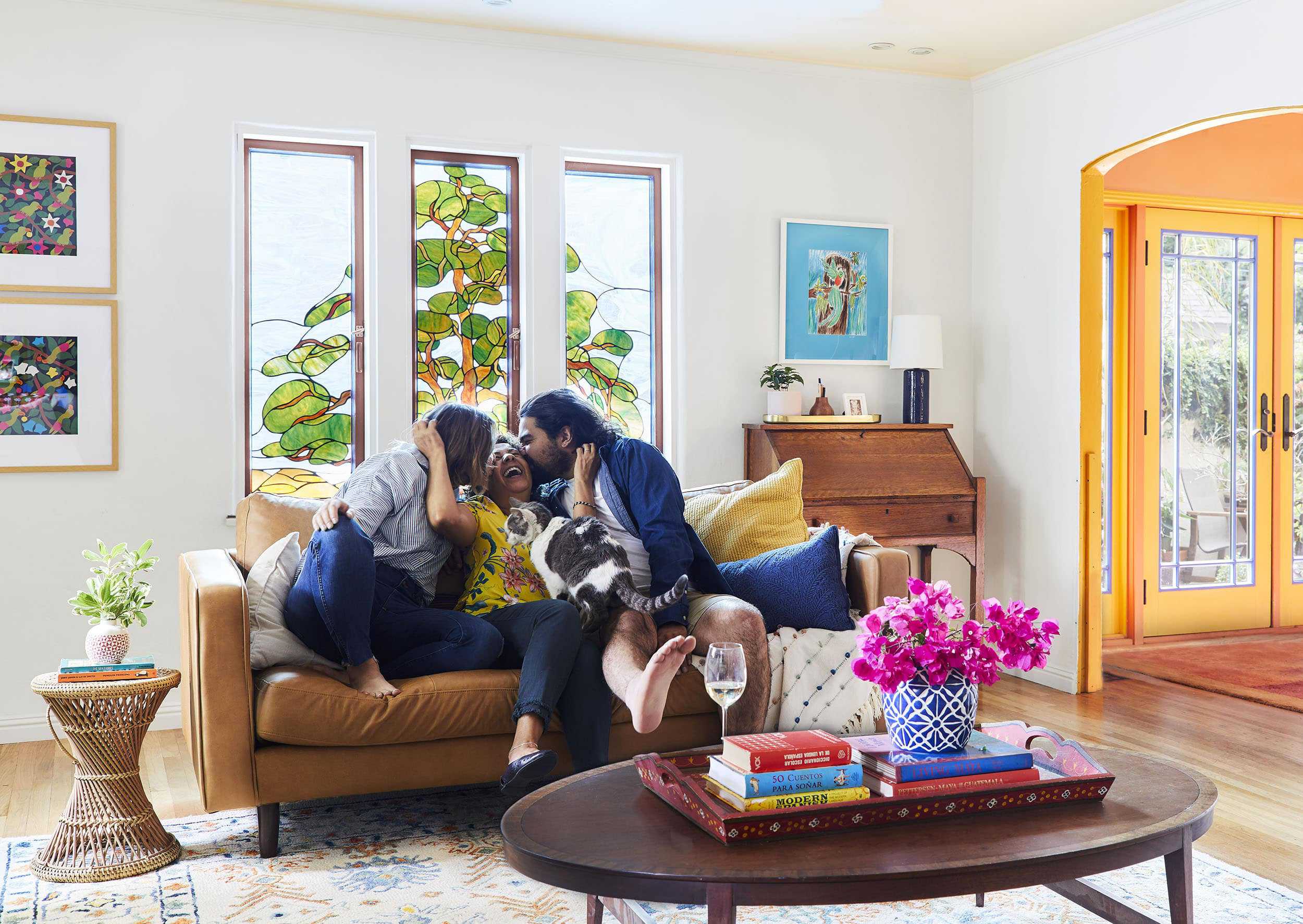 Emily Henderson living room colorful19