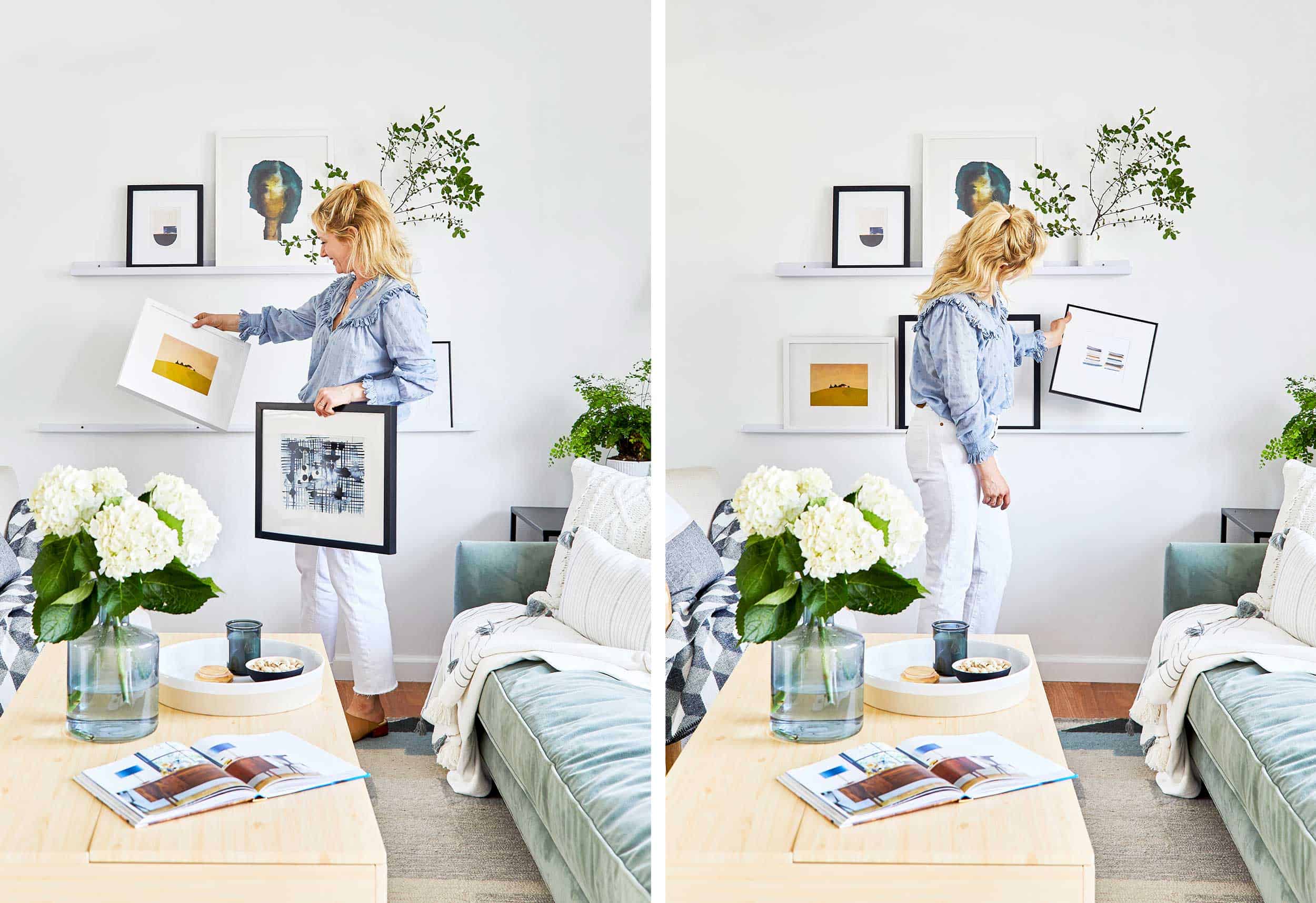 Emily Henderson Artfully Walls gallery wall ideas19