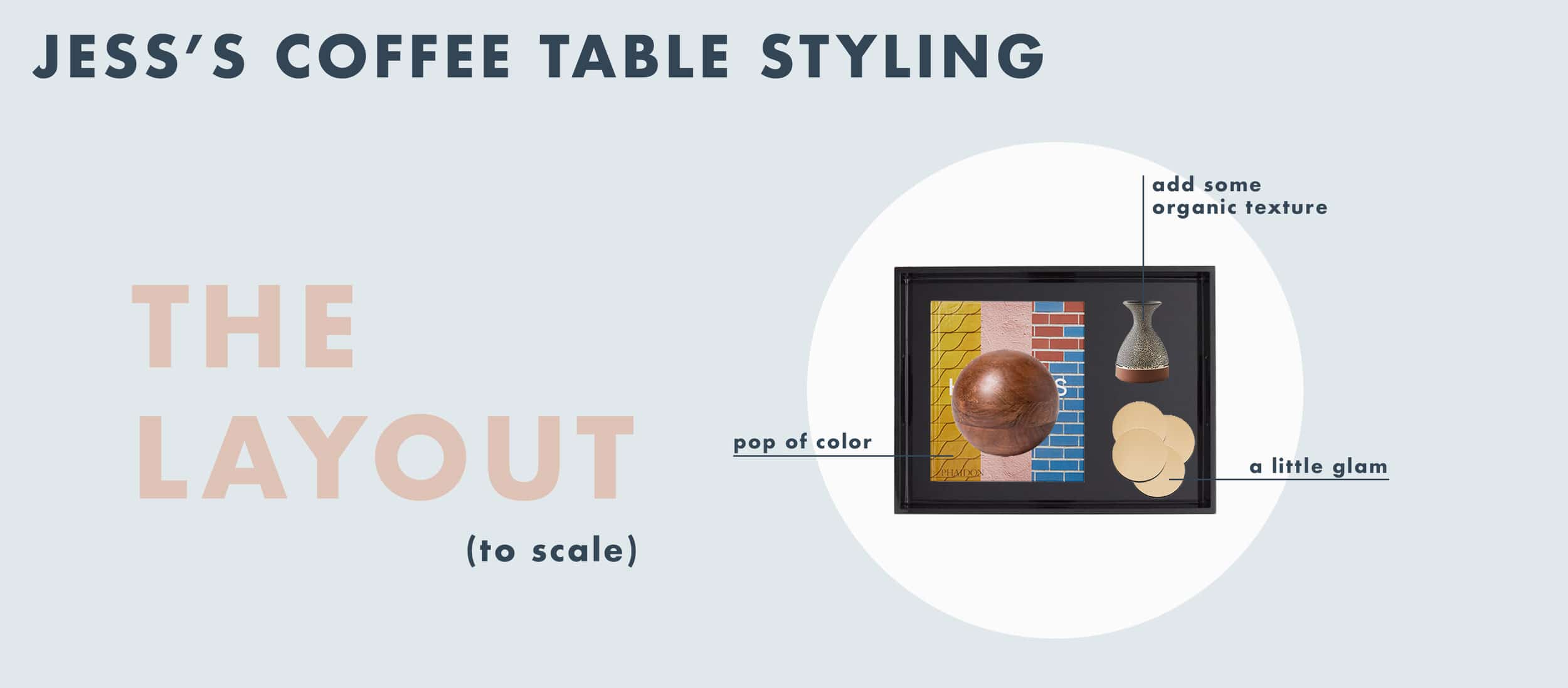 Emily Henderson Ehd Team Challenge Coffee Table Styling Layout Jess Updated