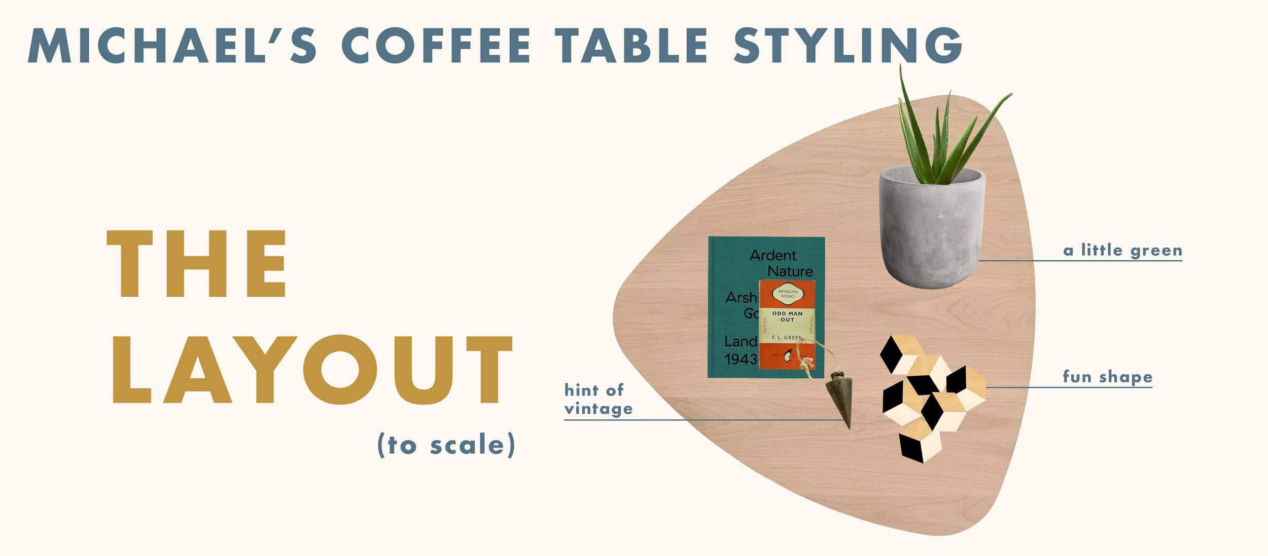 Emily Henderson Ehd Team Challenge Coffee Table Styling Layout Michael