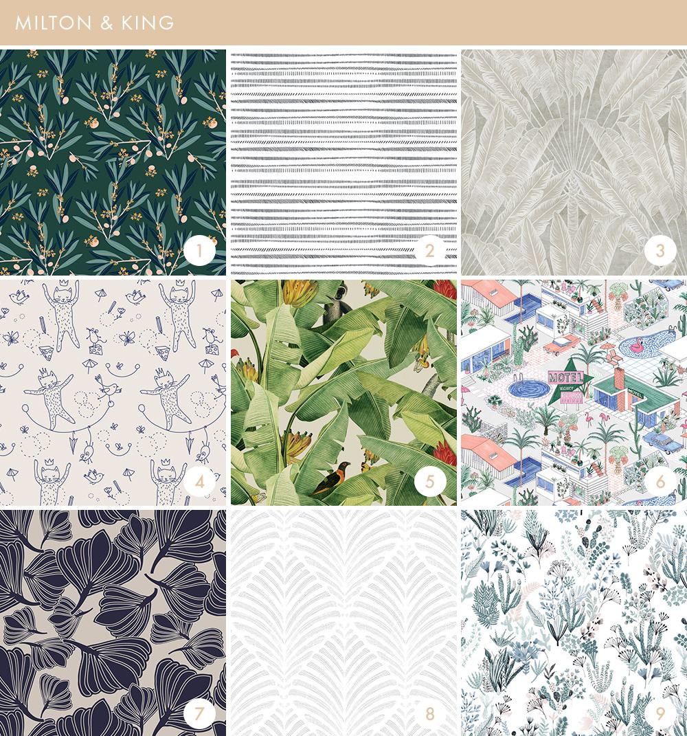 Emily Henderson Online Wallpaper Roundup Milton & King Updated